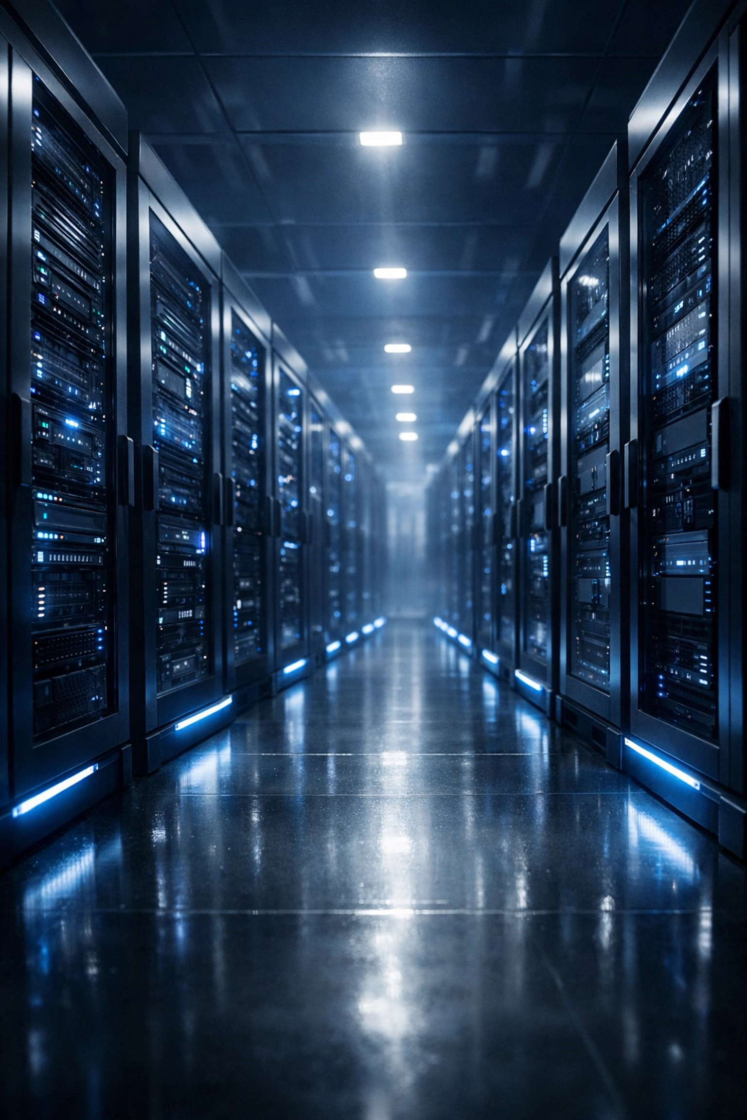 Modern cloud server infrastructure with IaaS managed services for enterprise businesses