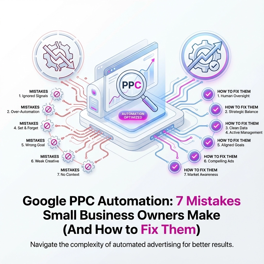 Google PPC Automation: 7 Mistakes Small Business Owners Make (And How to Fix Them)