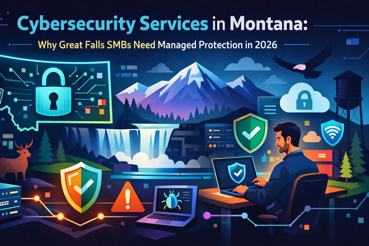 [HERO] Cybersecurity Services in Montana: Why Great Falls SMBs Need Managed Protection in 2026
