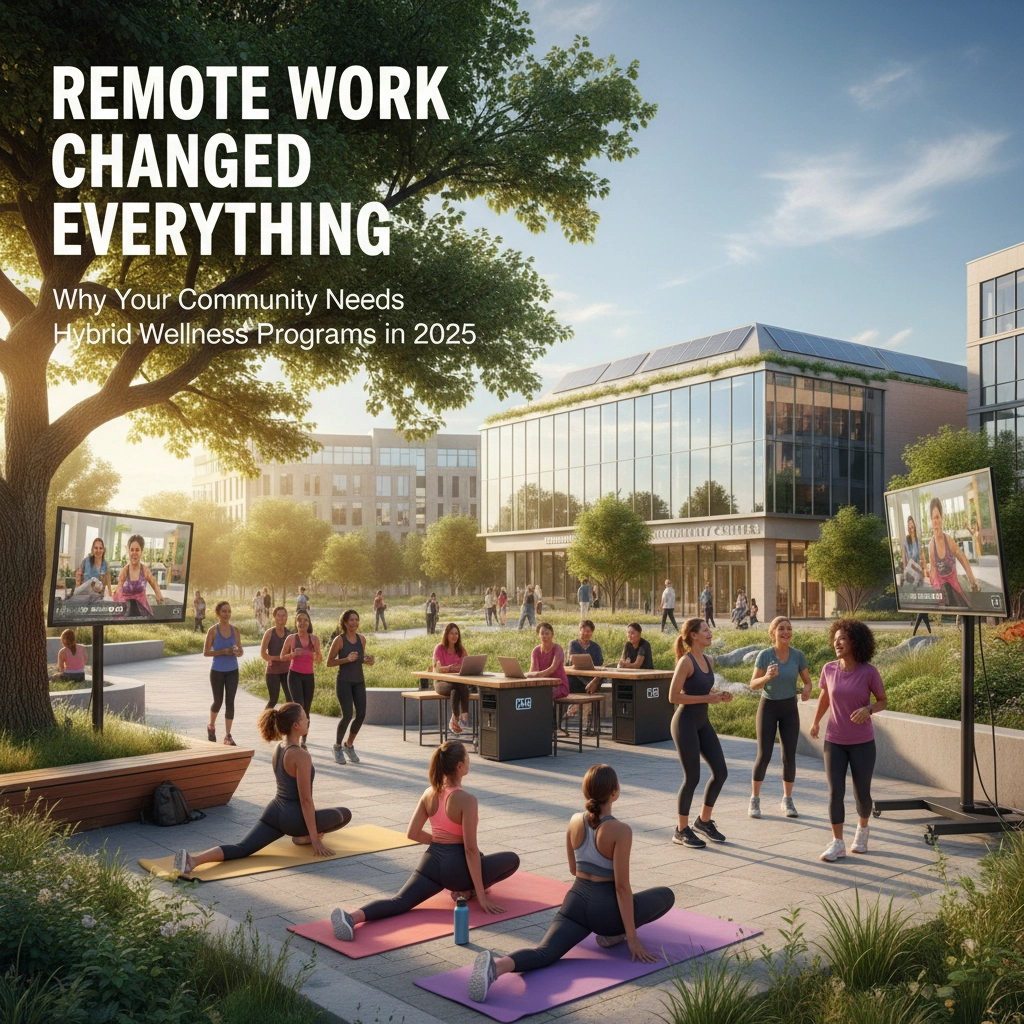 Remote Work Changed Everything: Why Your Community Needs Hybrid Wellness Programs in 2025