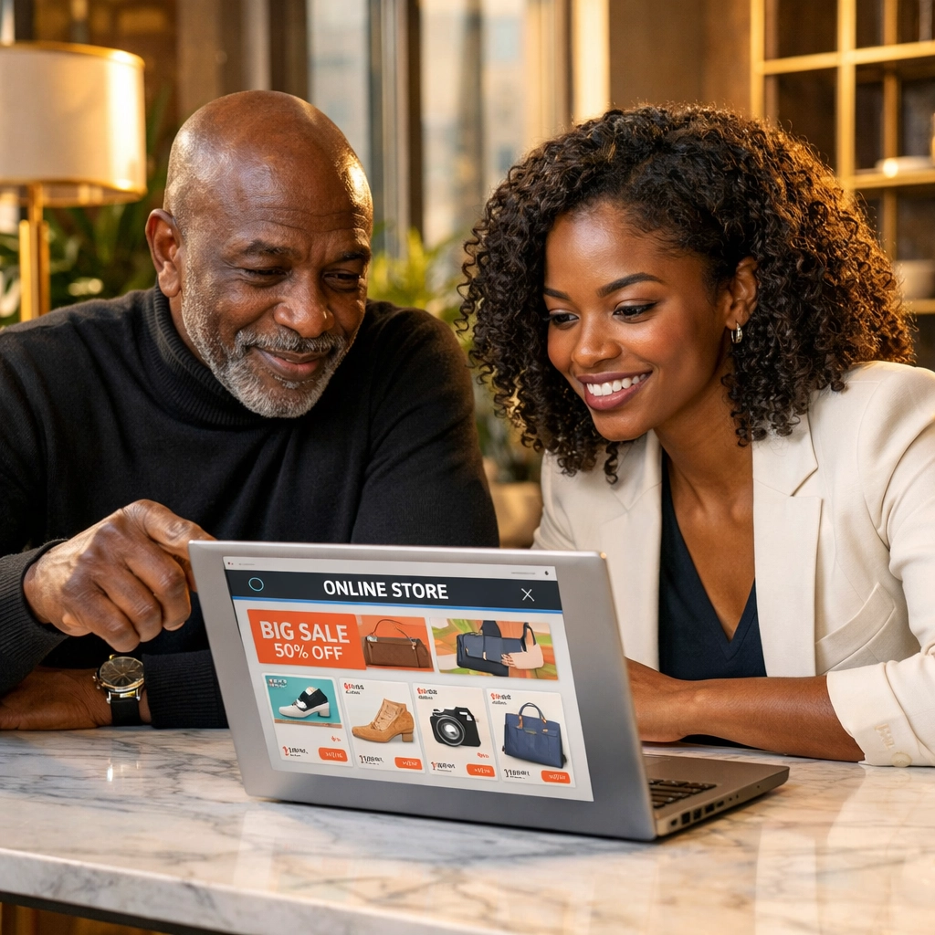 Black entrepreneurs collaborating on business strategy to build community wealth and legacy.