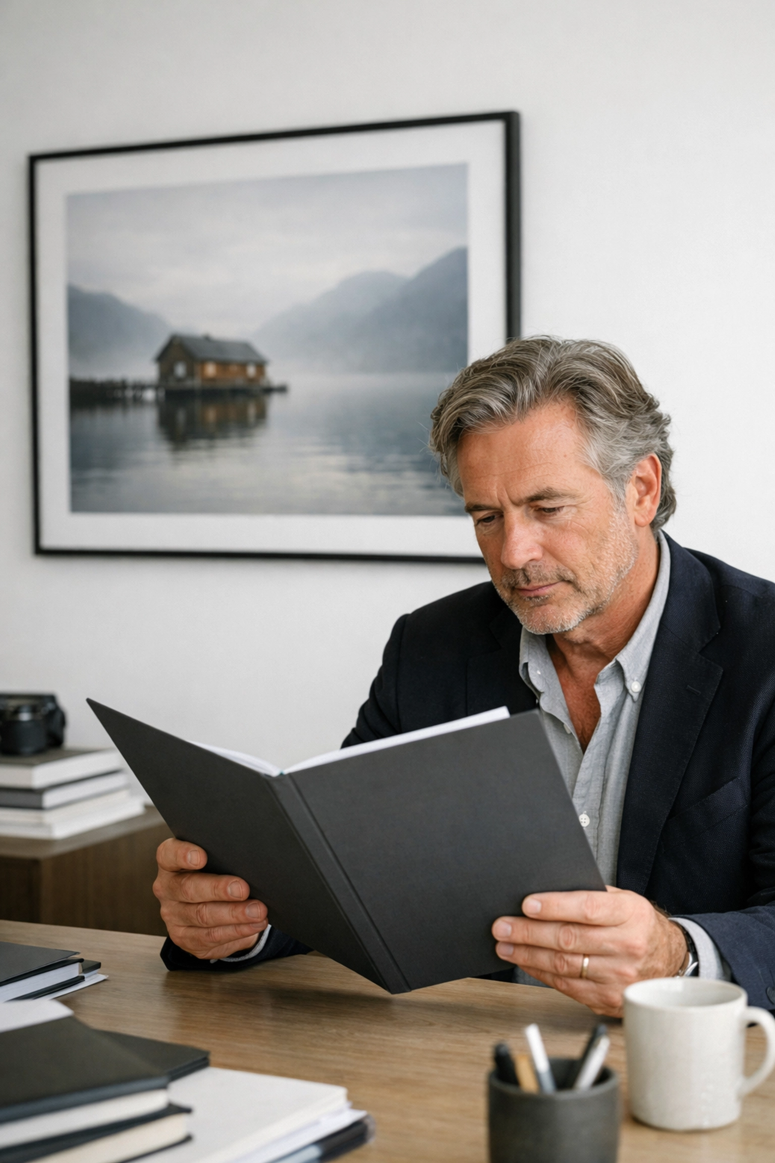 Reviewing a certificate of authenticity for art prints to verify museum quality and value.