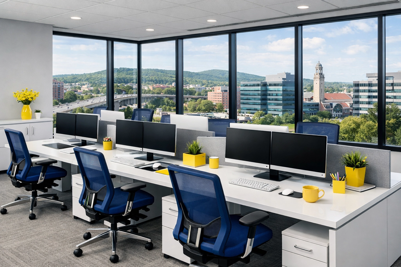 Spotless and organized office cleaning Worcester for a productive workspace near Gateway Park.