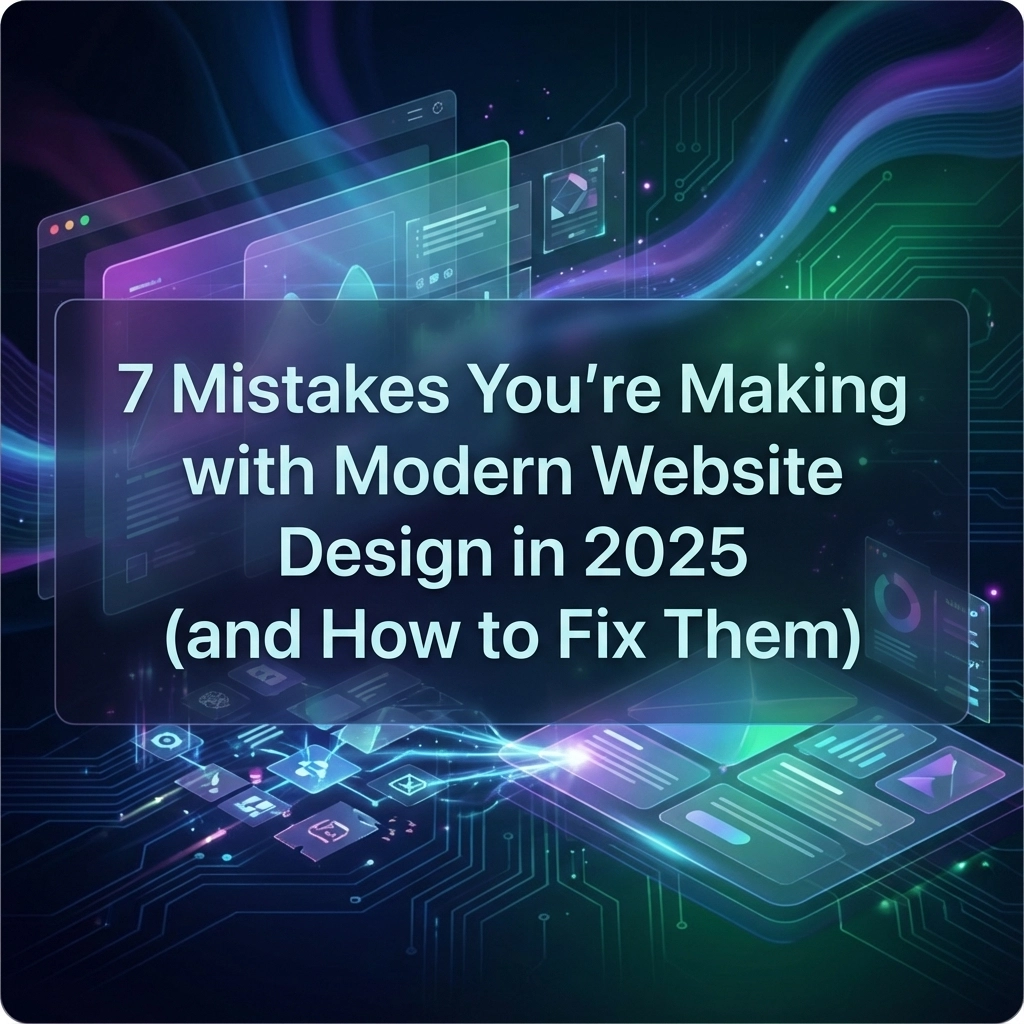 7 Mistakes You're Making with Modern Website Design in 2025 (and How to Fix Them)