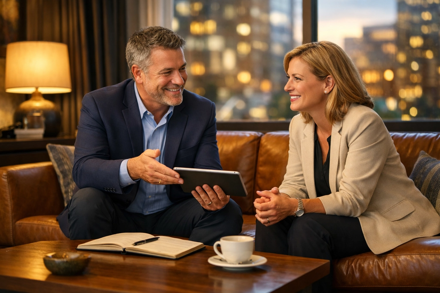 Business partners discussing the DFVC program to correct delinquent Top Hat Plan filings and restore compliance.