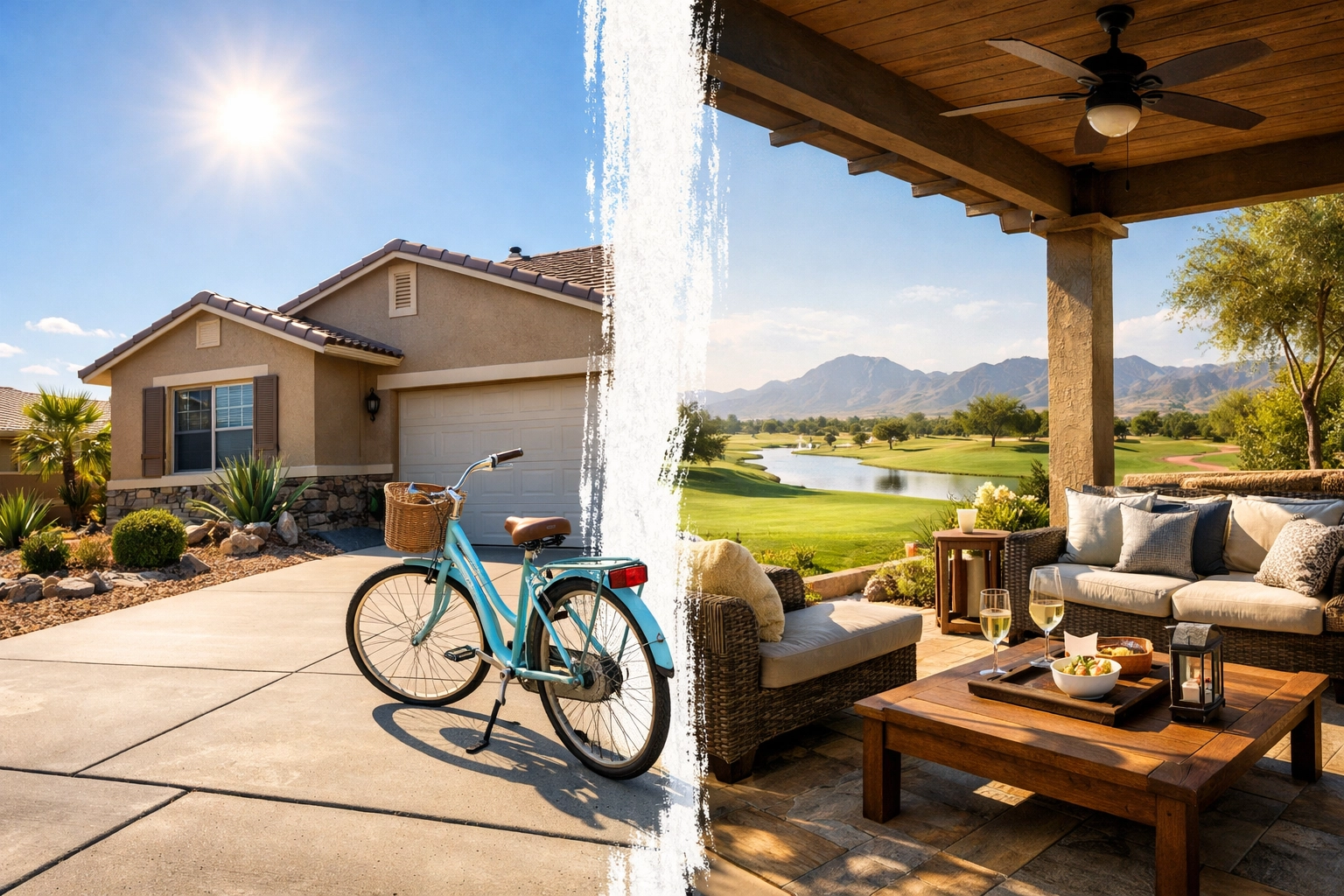 Side-by-side comparison of affordable 85326 homes and luxury 85396 lifestyle properties in Buckeye.