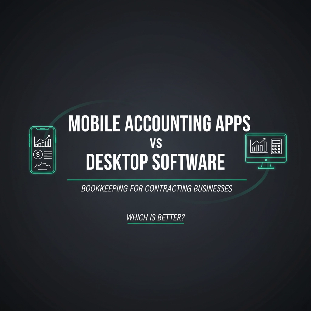 Mobile Accounting Apps vs Desktop Software: Which Is Better For Your Contracting Business?