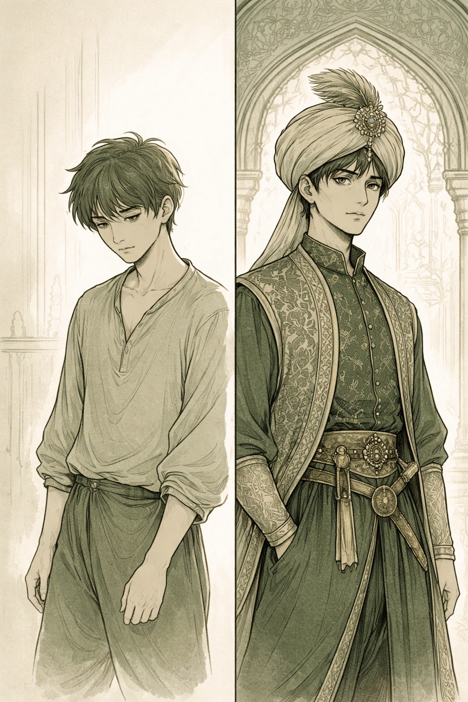 A young man's transformation from vulnerable captive to confident court player in The Gilded Cage