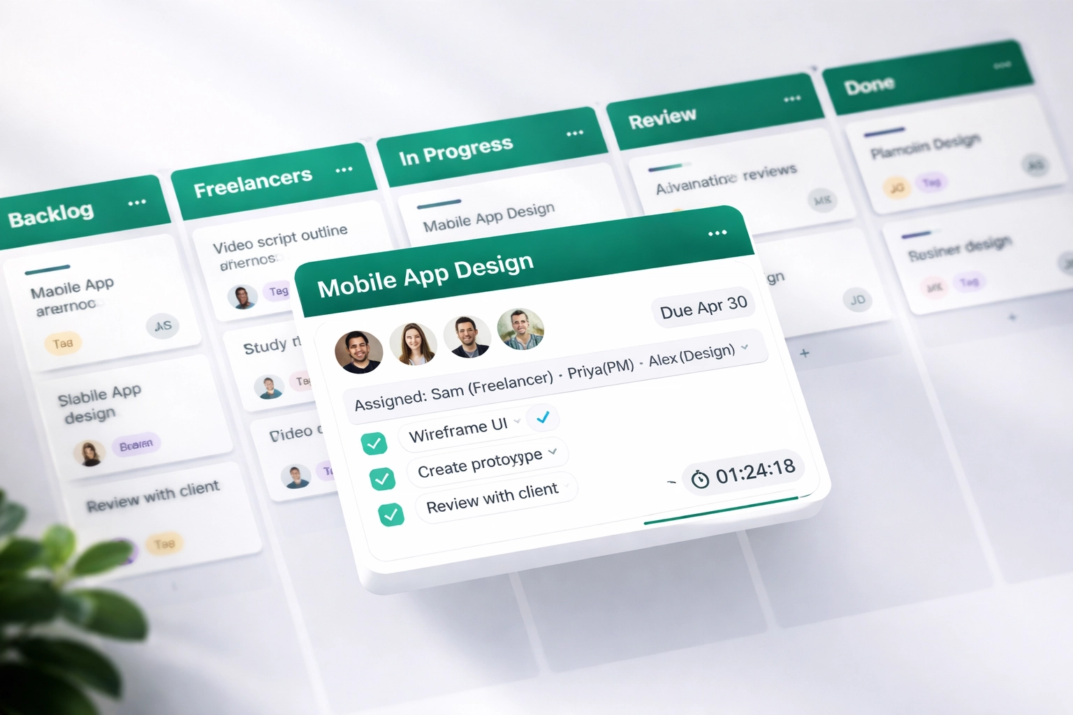 
 How to manage freelancers
