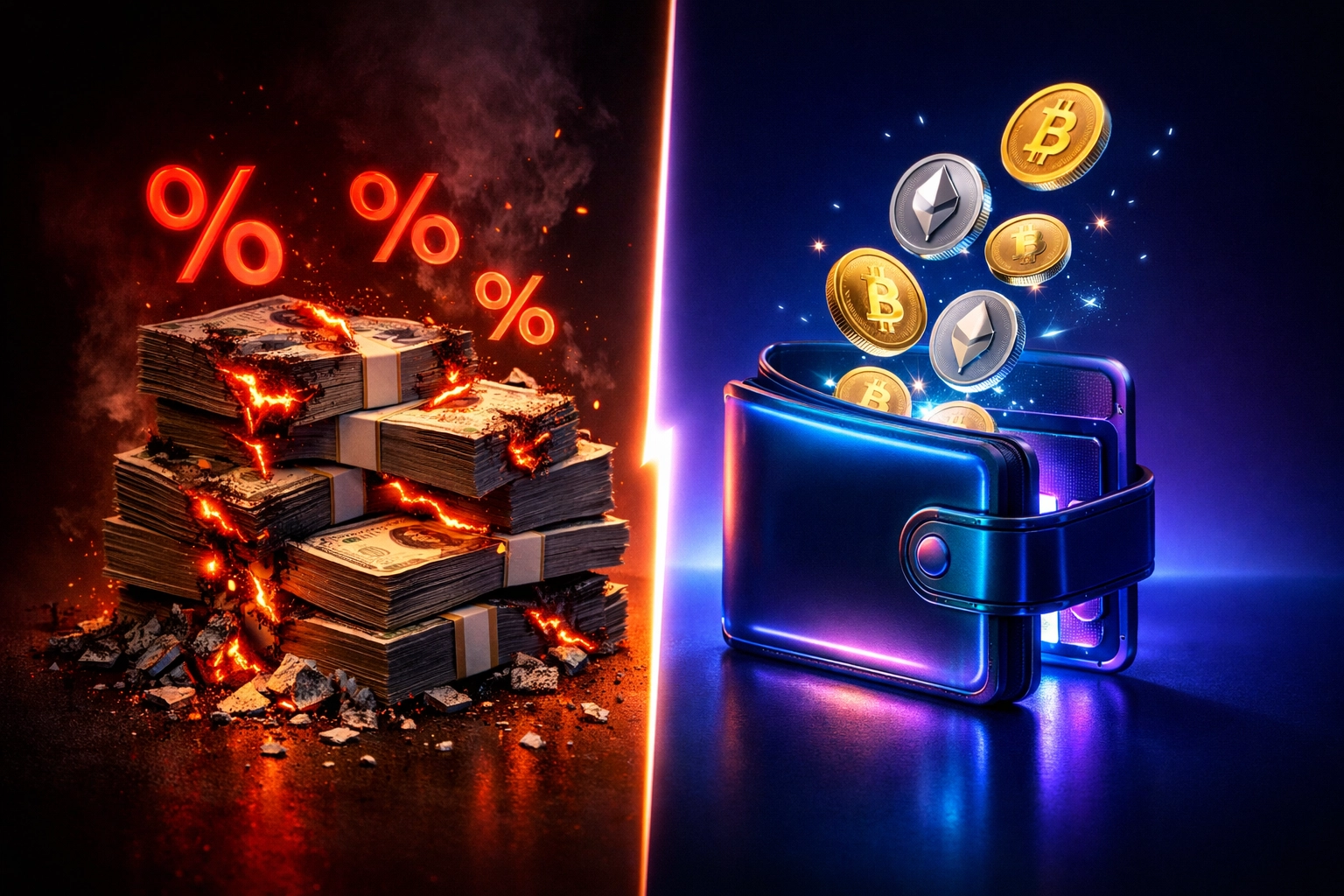 Traditional crypto payment processor fees vs self-custody gas-only costs comparison