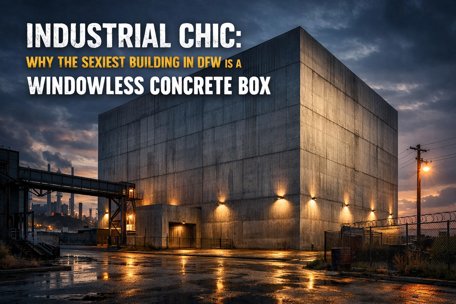 [HERO] Industrial Chic: Why the Sexiest Building in DFW is a Windowless Concrete Box