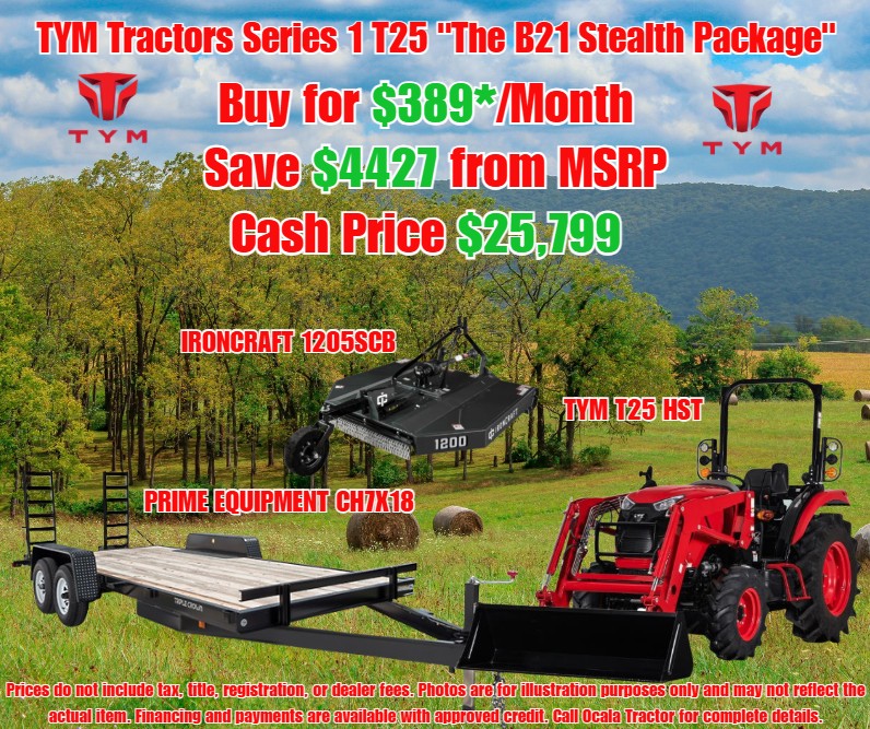 TYM Tractors Series 1 T25 Bundle