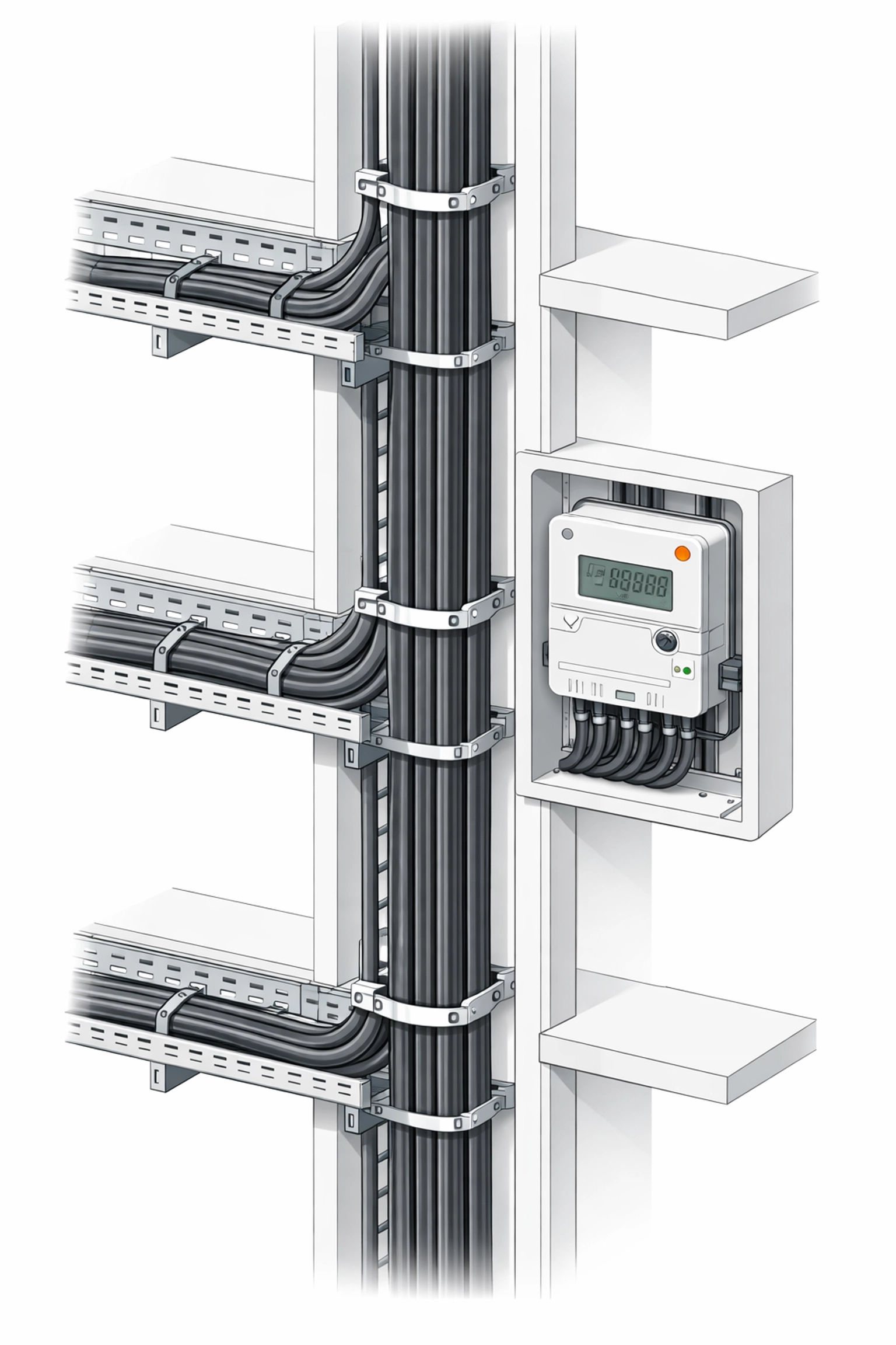 Fachgerechte Elektro-Sanierung von Steigleitungen im Wiener Altbau für maximale Sicherheit.
