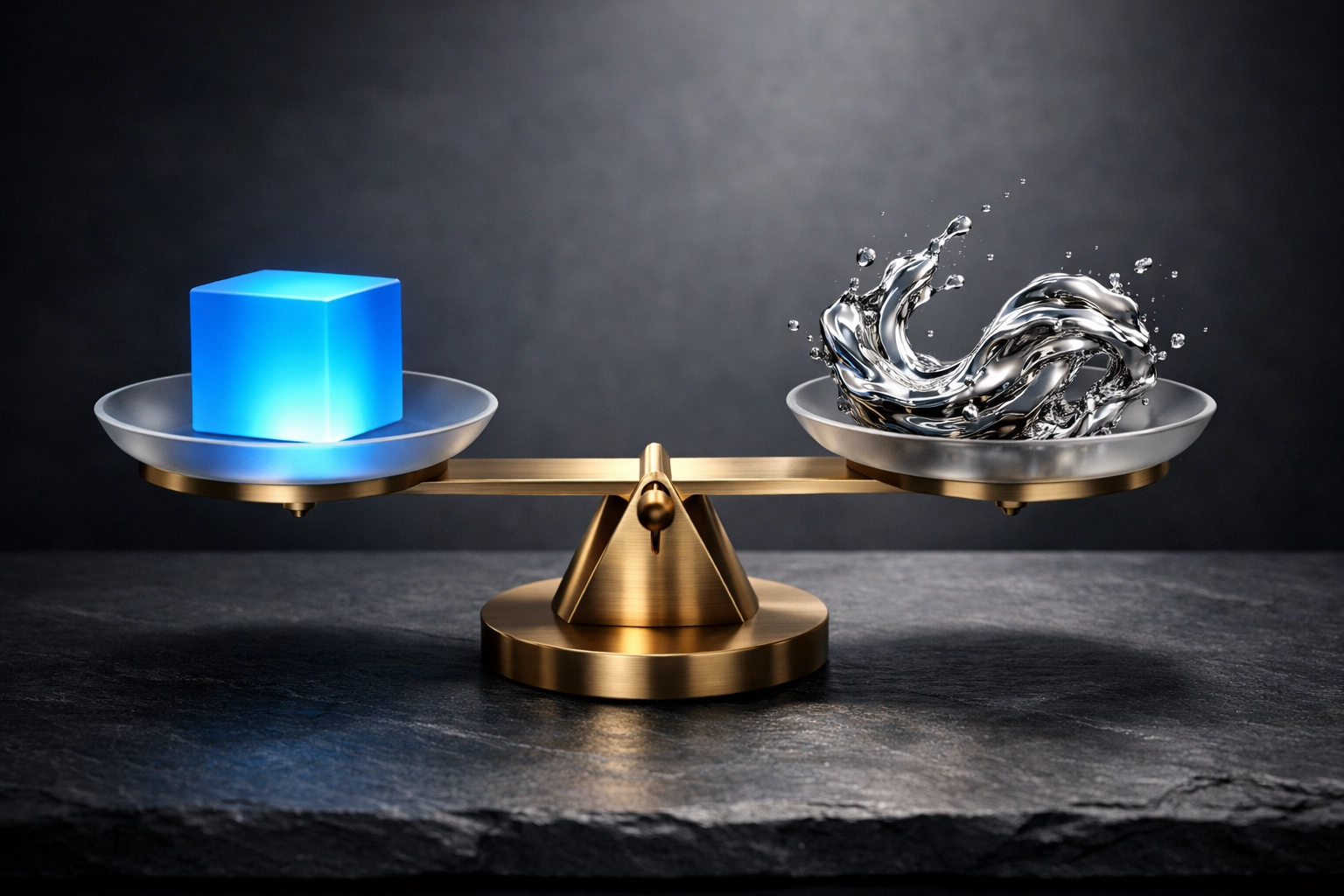 A balanced scale representing fixed and floating interest rates for UK mortgages.