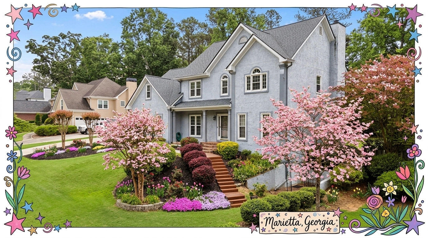 Traditional Craftsman Home in Marietta