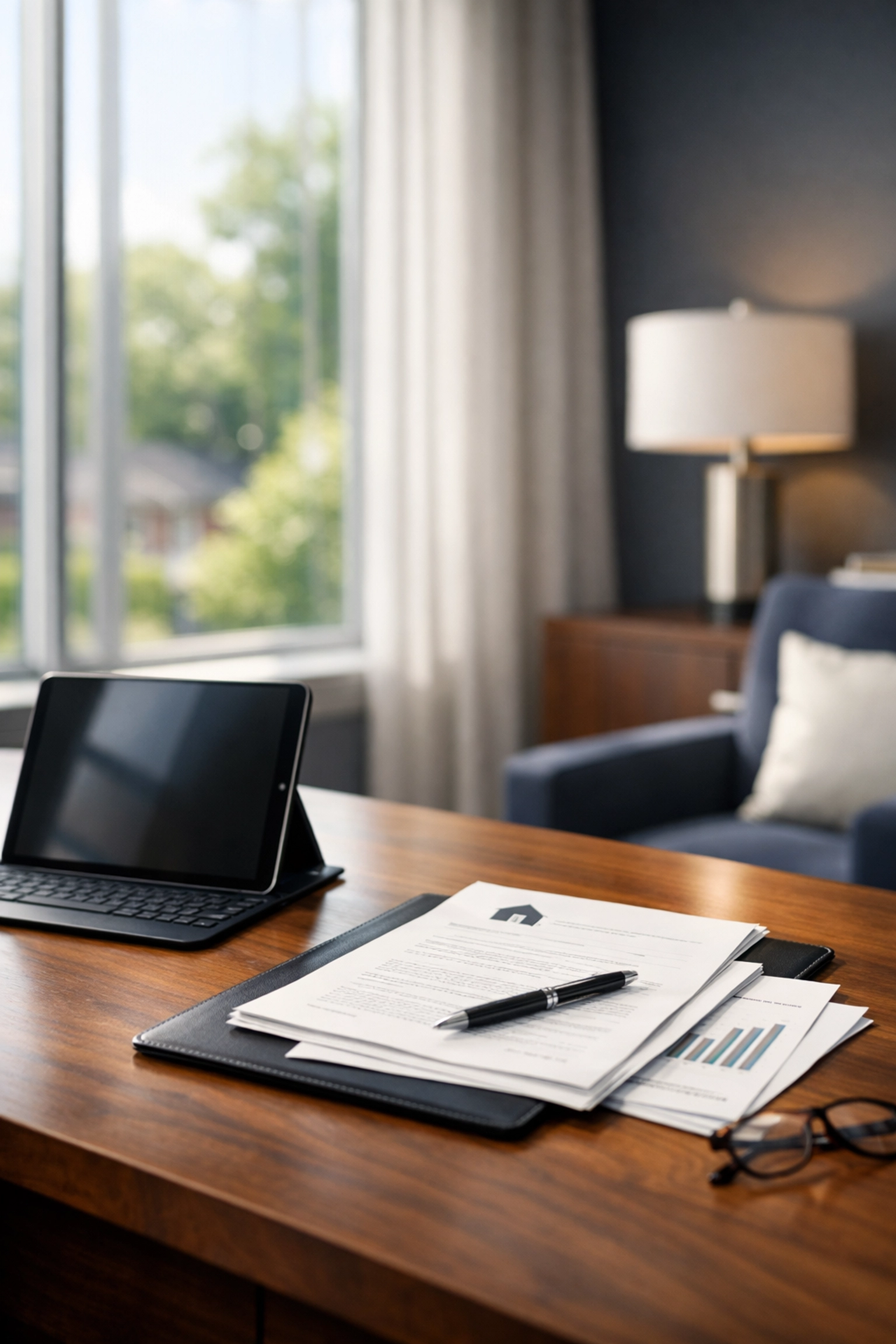 Financial planning workspace for Ontario first-time home buyers with property assessment documents.