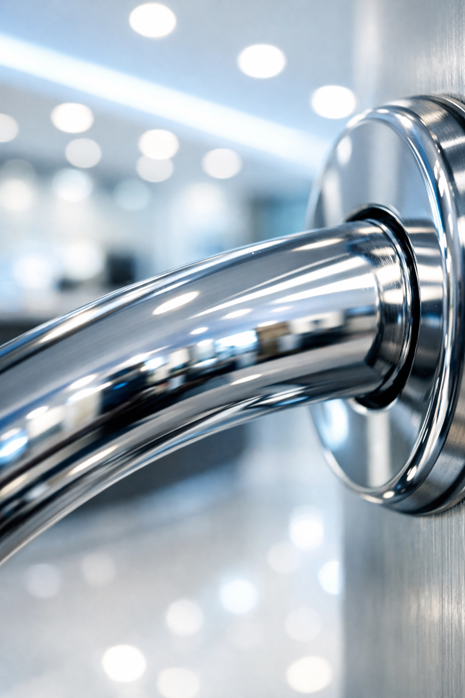 Janitorial services Leominster MA sanitizing a high-touch office door handle.