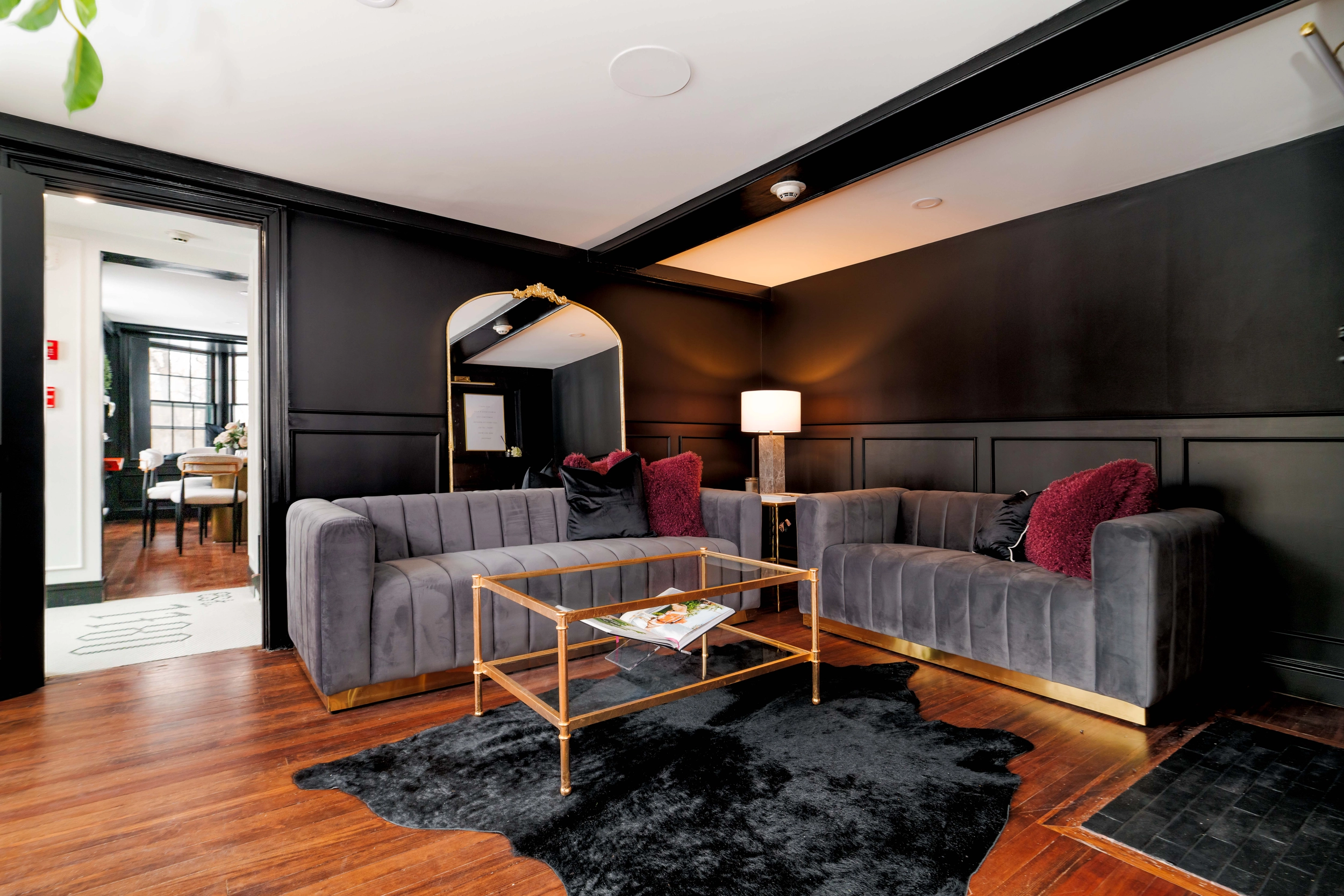 Garden Gables Event Sitting Area in Lenox, Massachusetts