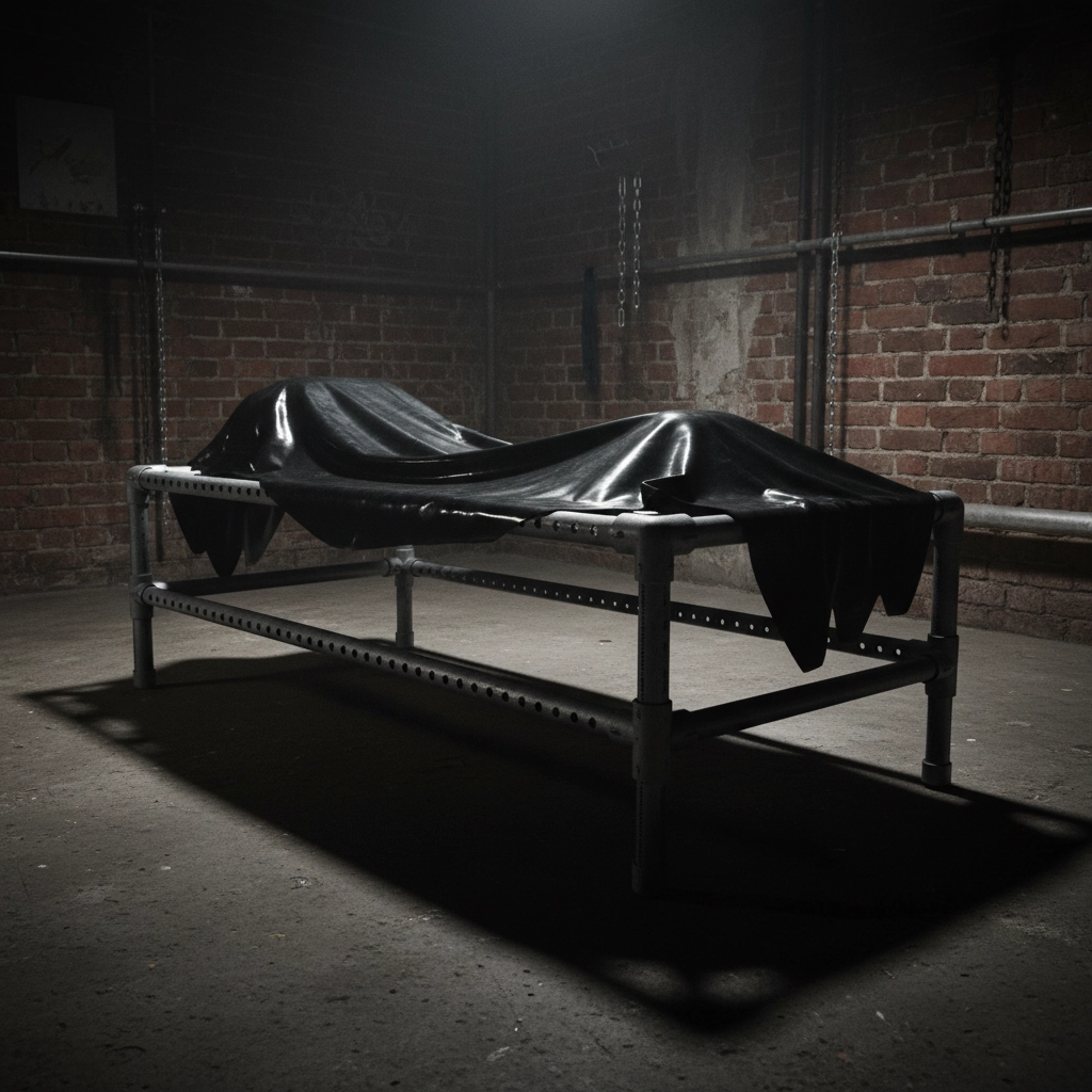 Vacuum Bed BDSM: Bondage and Latex