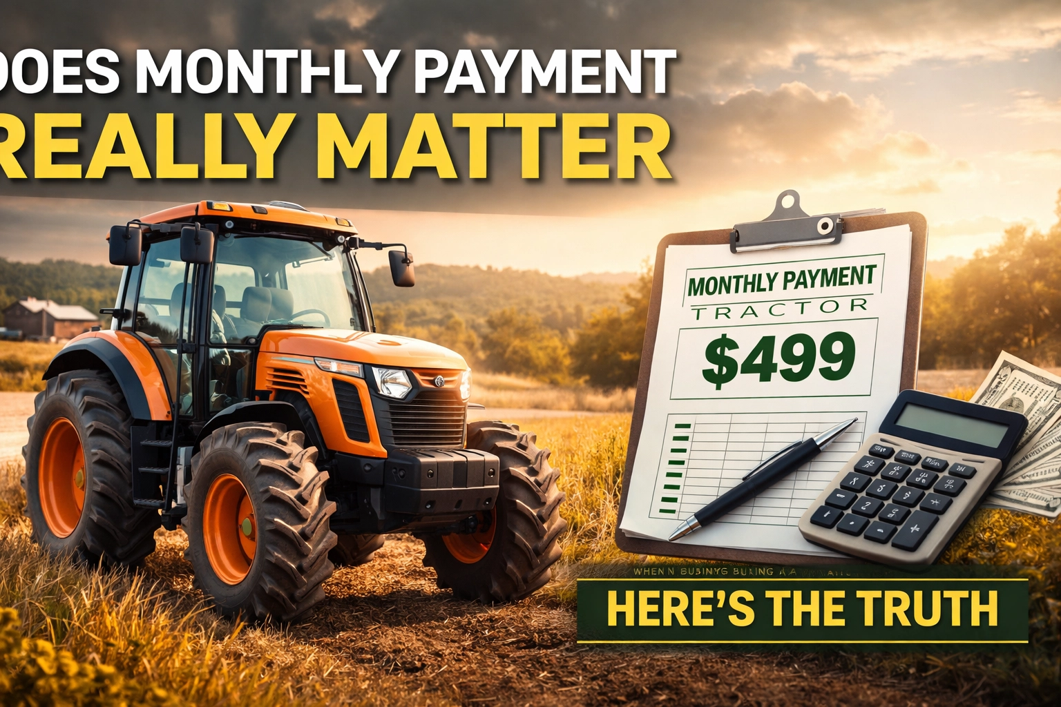 [HERO] Does Monthly Payment Really Matter When Buying a Tractor? Here's the Truth