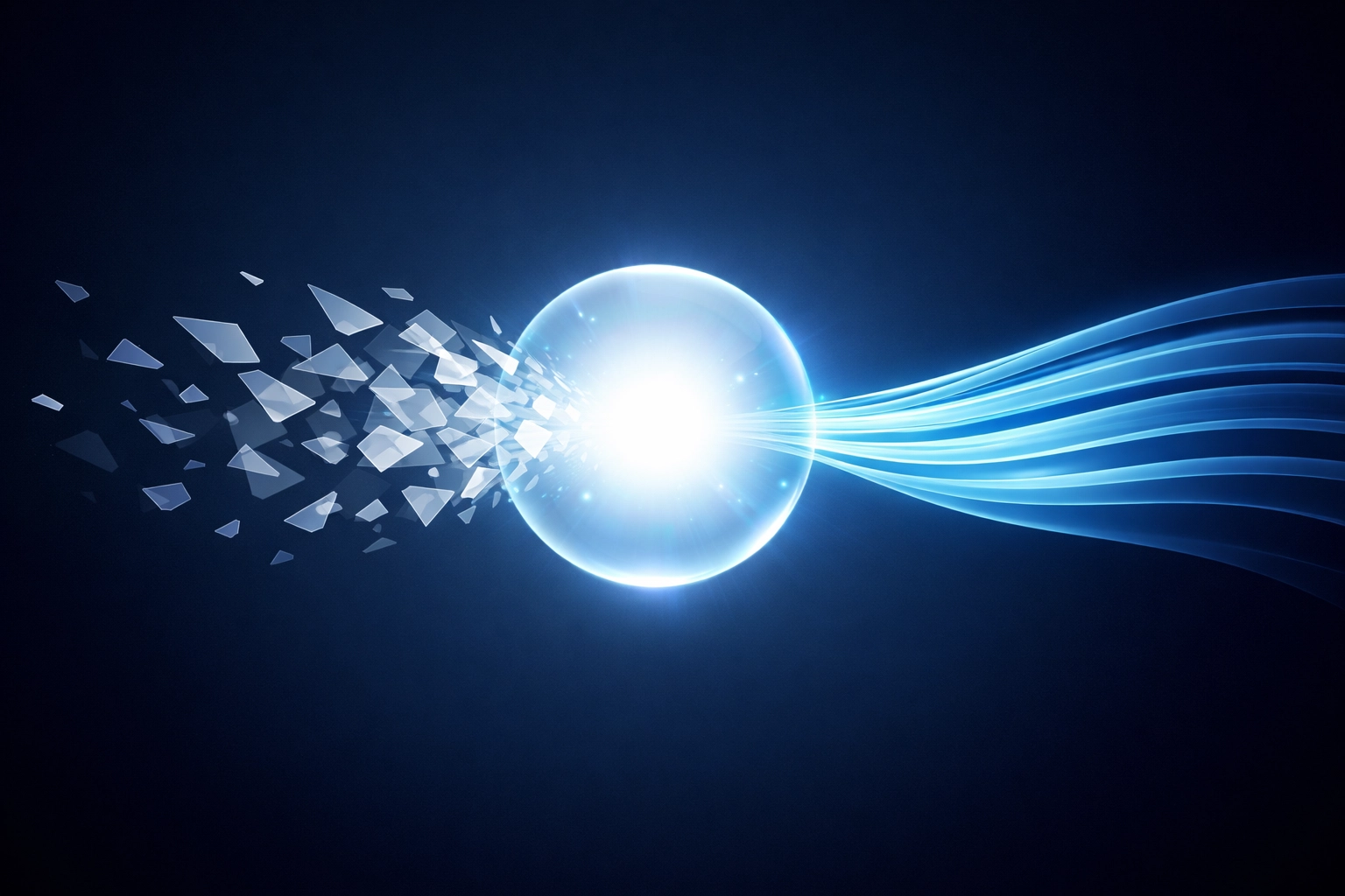 AI cognitive core transforming unstructured data into streamlined workflows for business process automation.