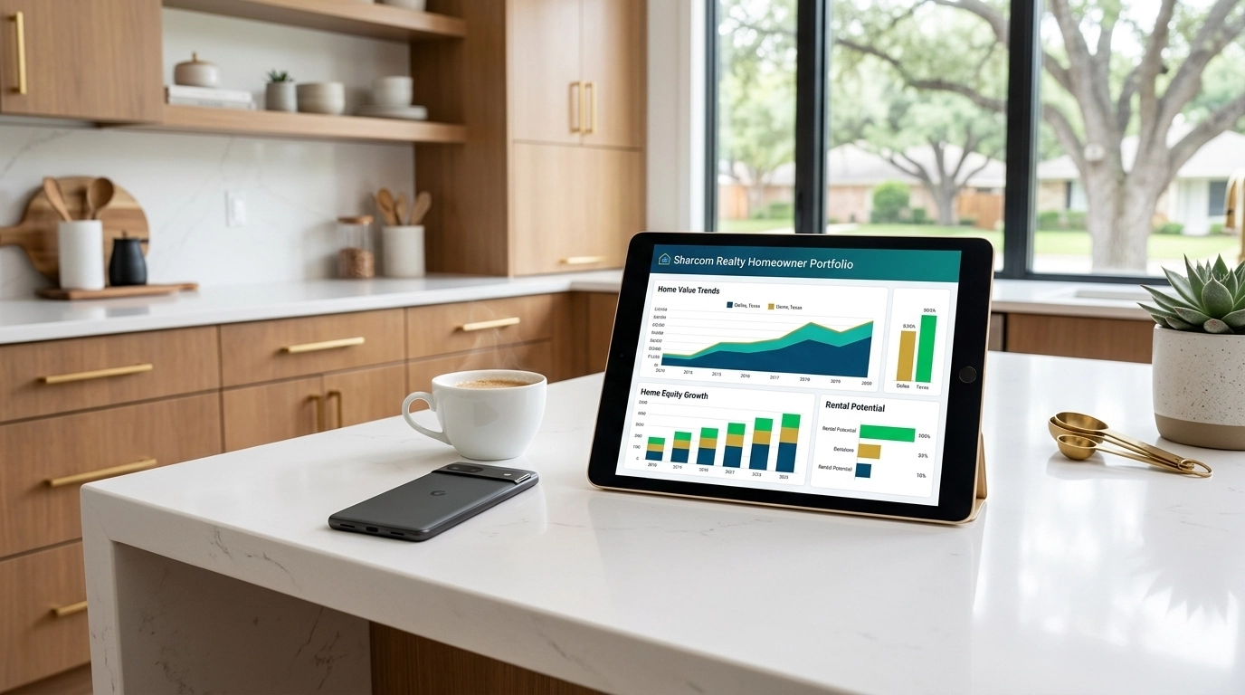 Homebot Dashboard on Tablet