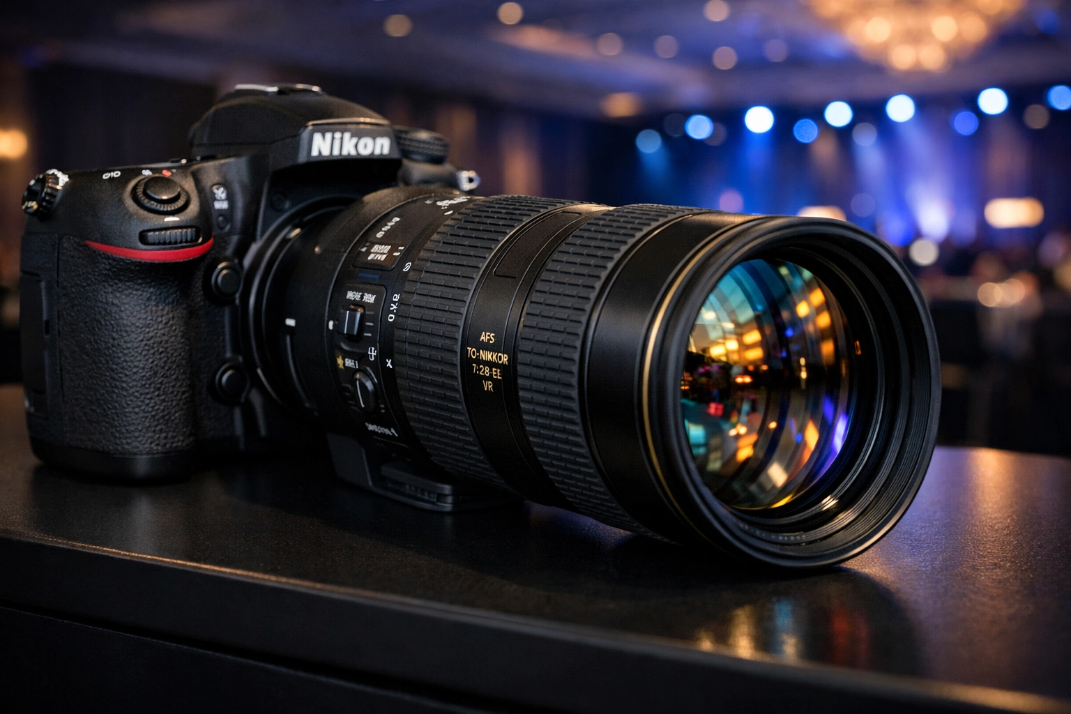 High-end gear used by a corporate event photographer for a Miami conference trade show.