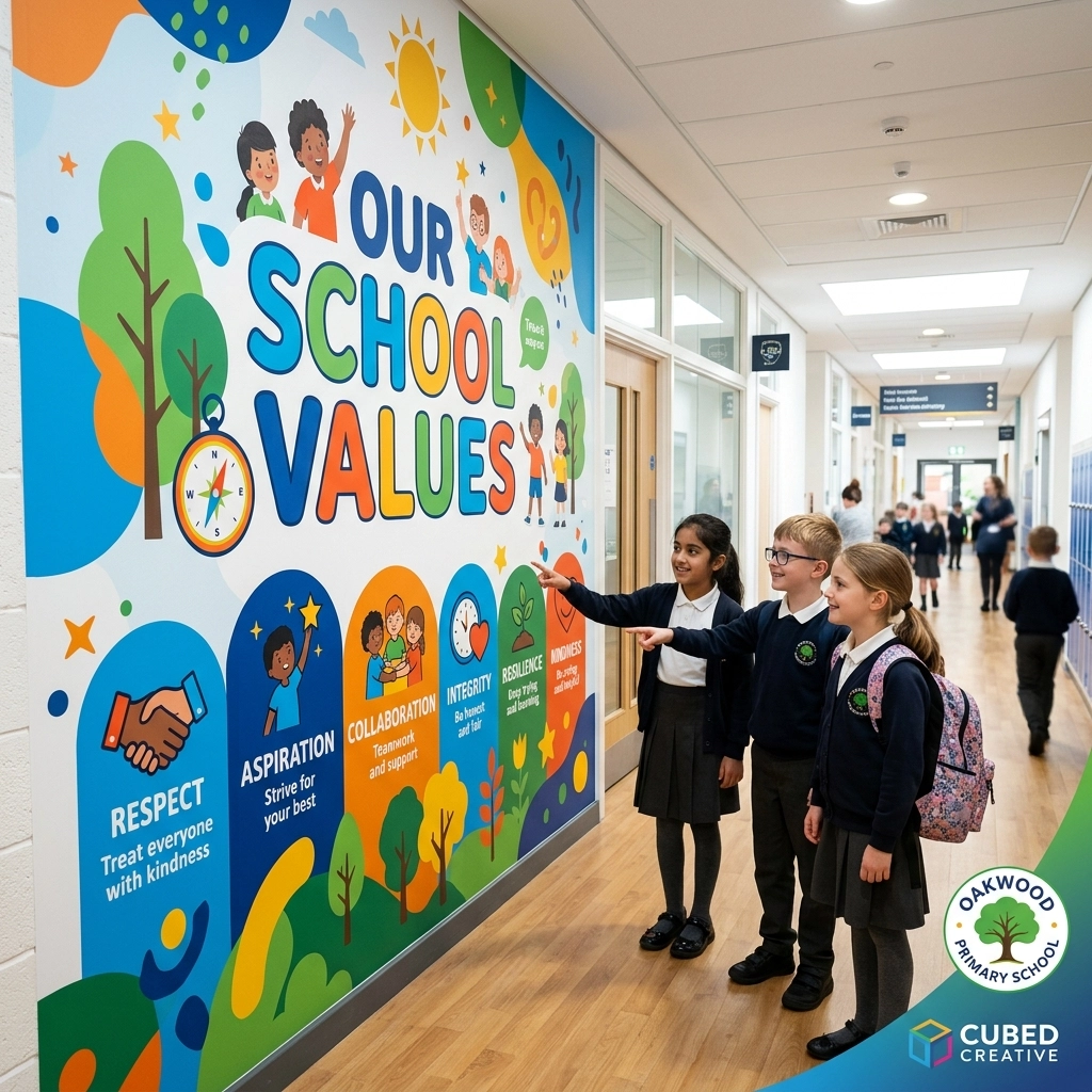 [HERO] School Values on the Wall: How to Turn Your Ethos Into a Daily Visual Reminder