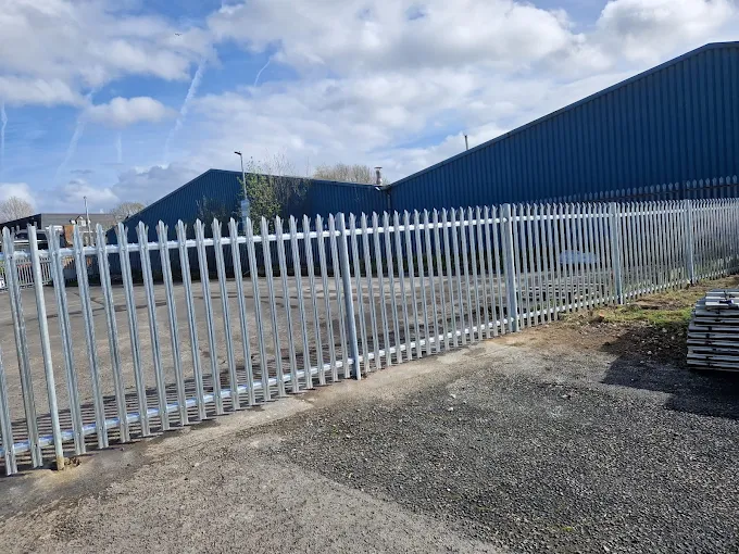Galvanised Steel Palisade Security Fencing