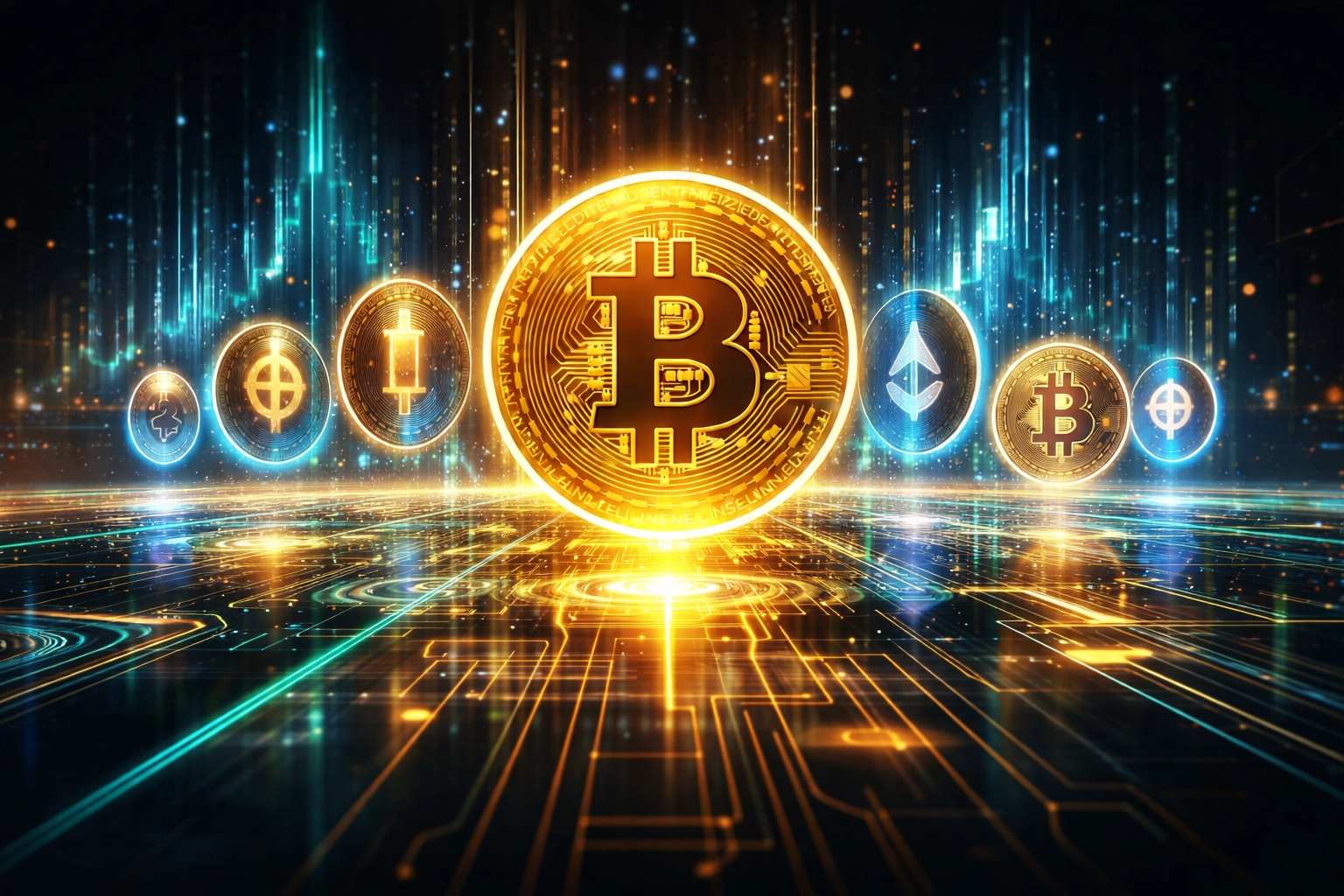 Illustration of Bitcoin and digital assets highlighting institutional crypto portfolio integration strategies