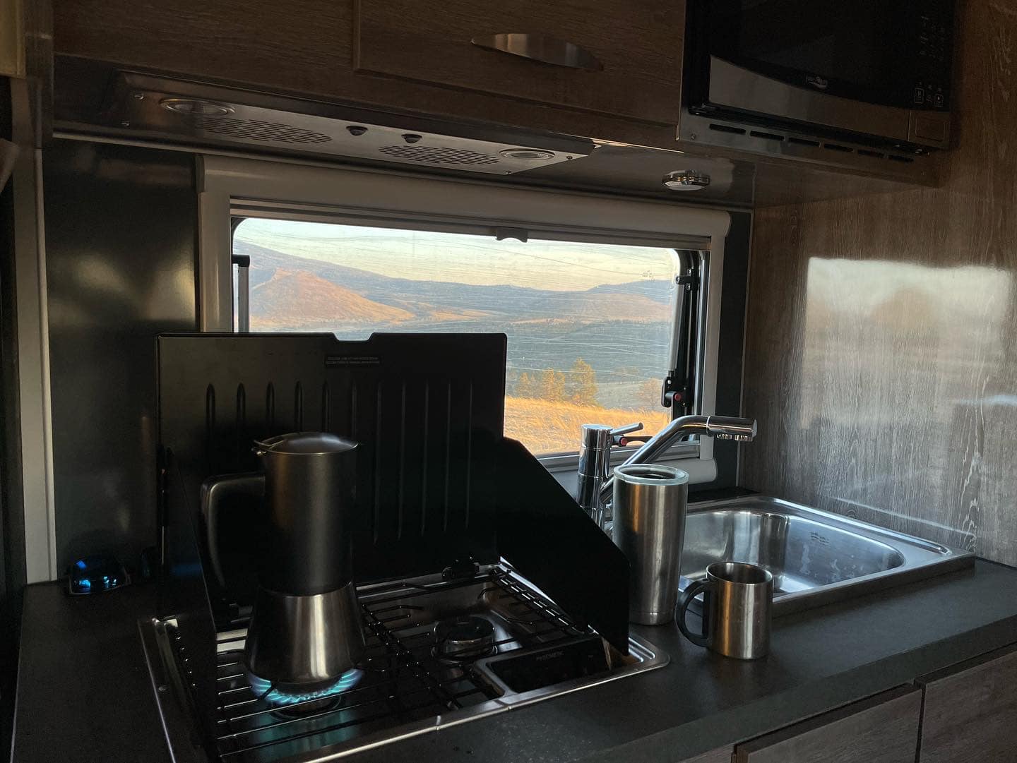 Modern RV Kitchen Interior