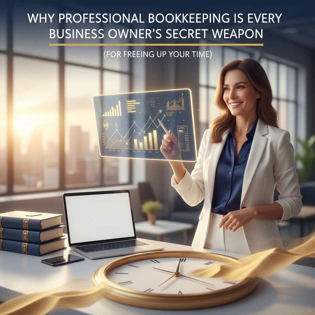 Why Professional Bookkeeping Is Every Business Owner's Secret Weapon (for Freeing Up Your Time)
