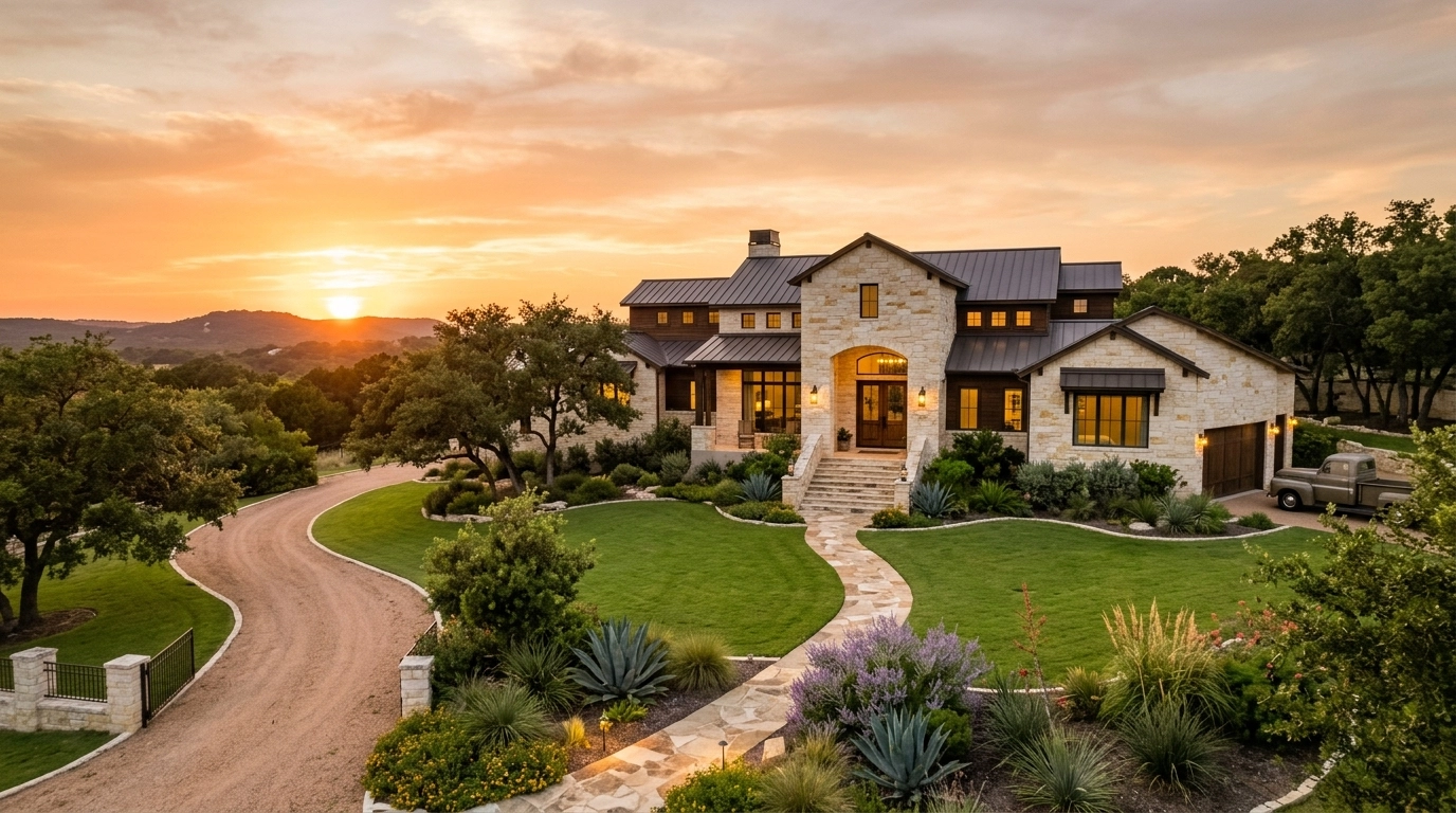 A beautiful Texas Hill Country residential property in San Antonio