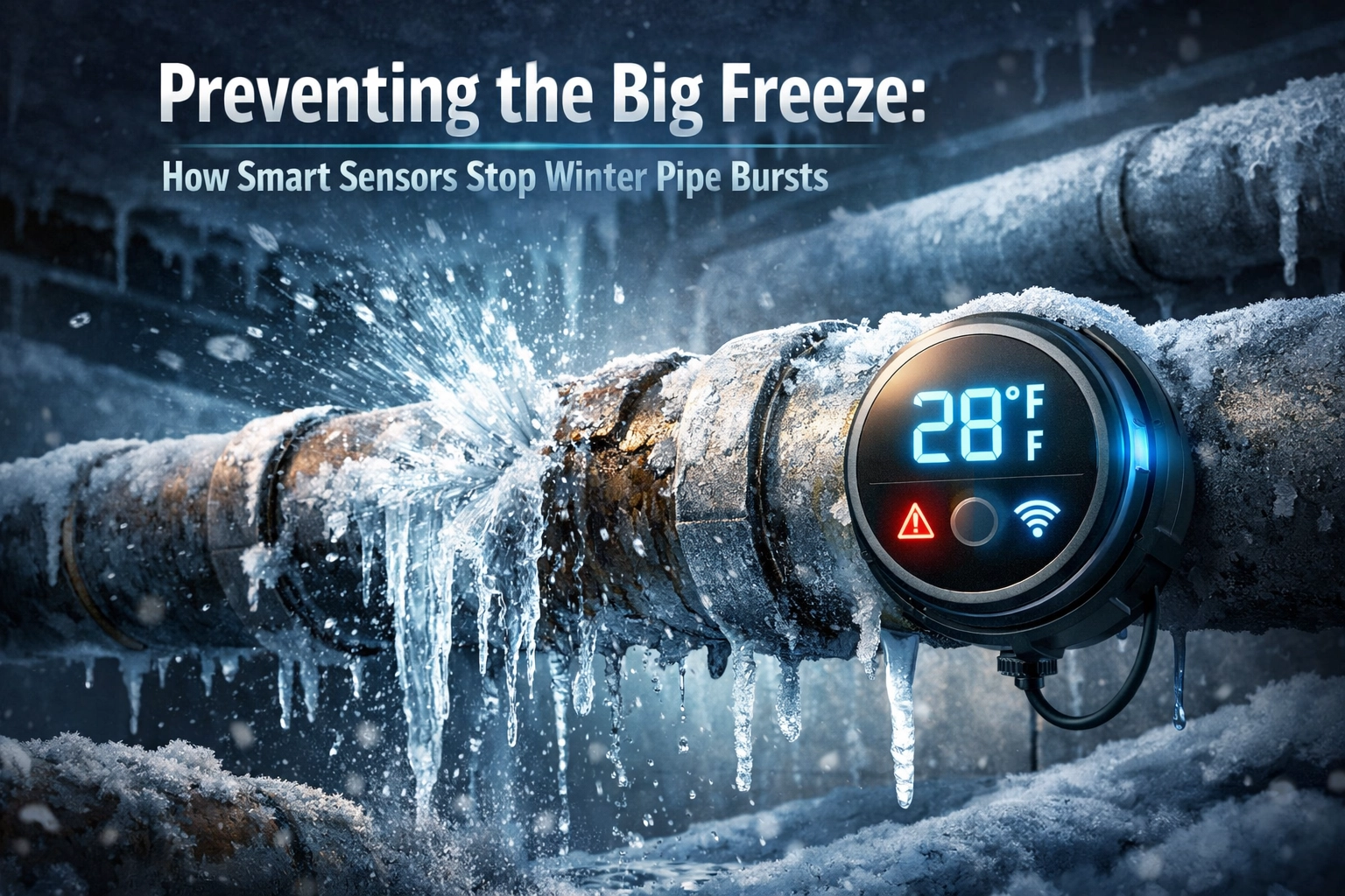 Preventing the Big Freeze: How Smart Sensors Stop Winter Pipe Bursts
