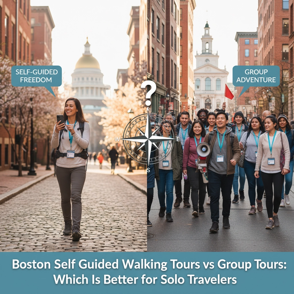 Boston Self Guided Walking Tours vs Group Tours: Which Is Better for Solo Travelers?