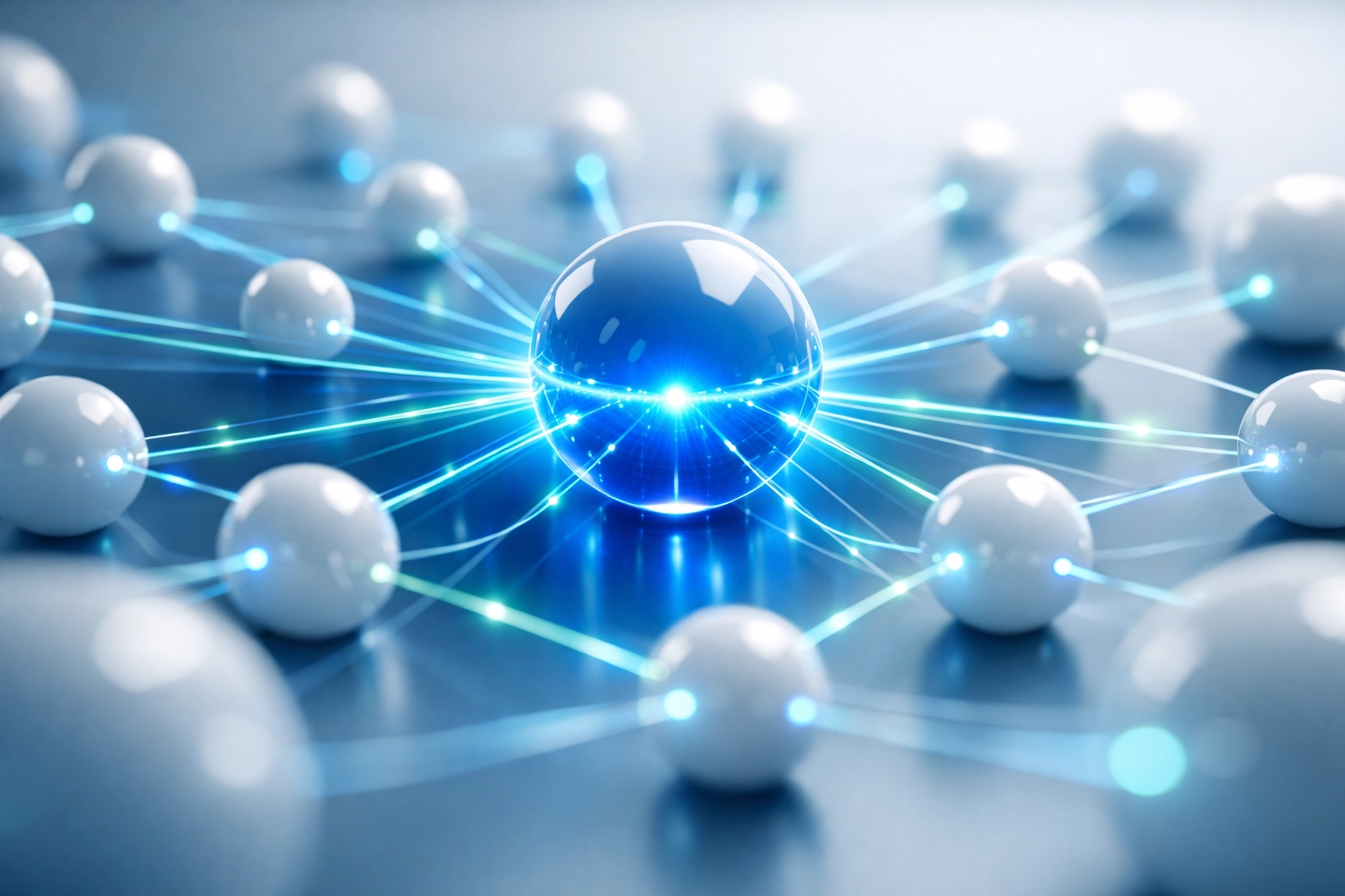 Global AI network nodes showing continuous monitoring and enterprise governance for secure deployment.