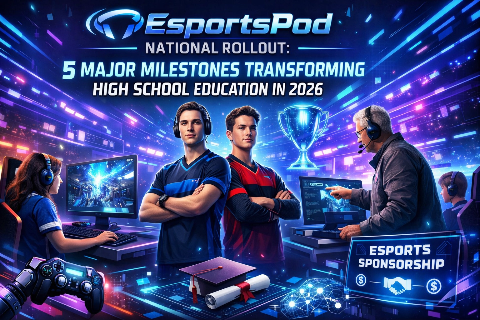 EsportsPod National Rollout: 5 Major Milestones Transforming High School Education in 2026