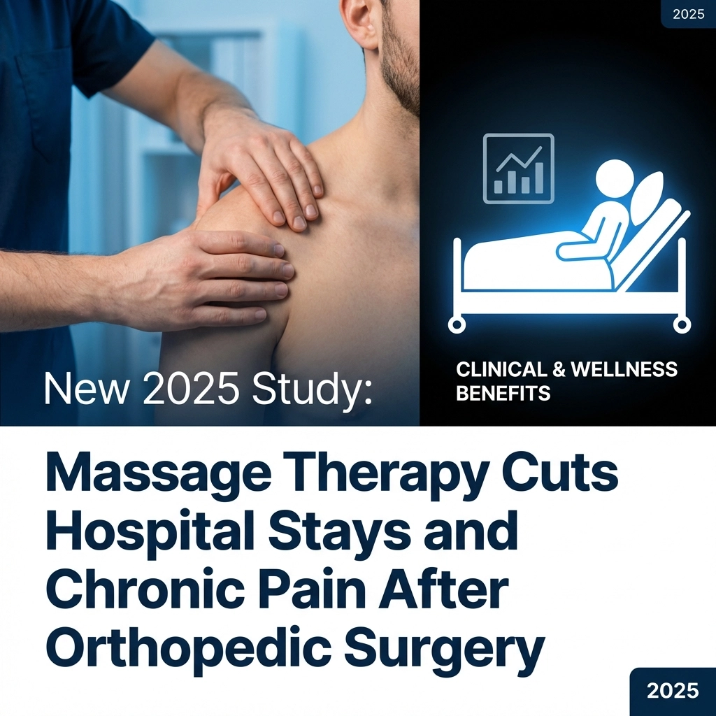 New 2025 Study: Massage Therapy Cuts Hospital Stays and Chronic Pain After Orthopedic Surgery