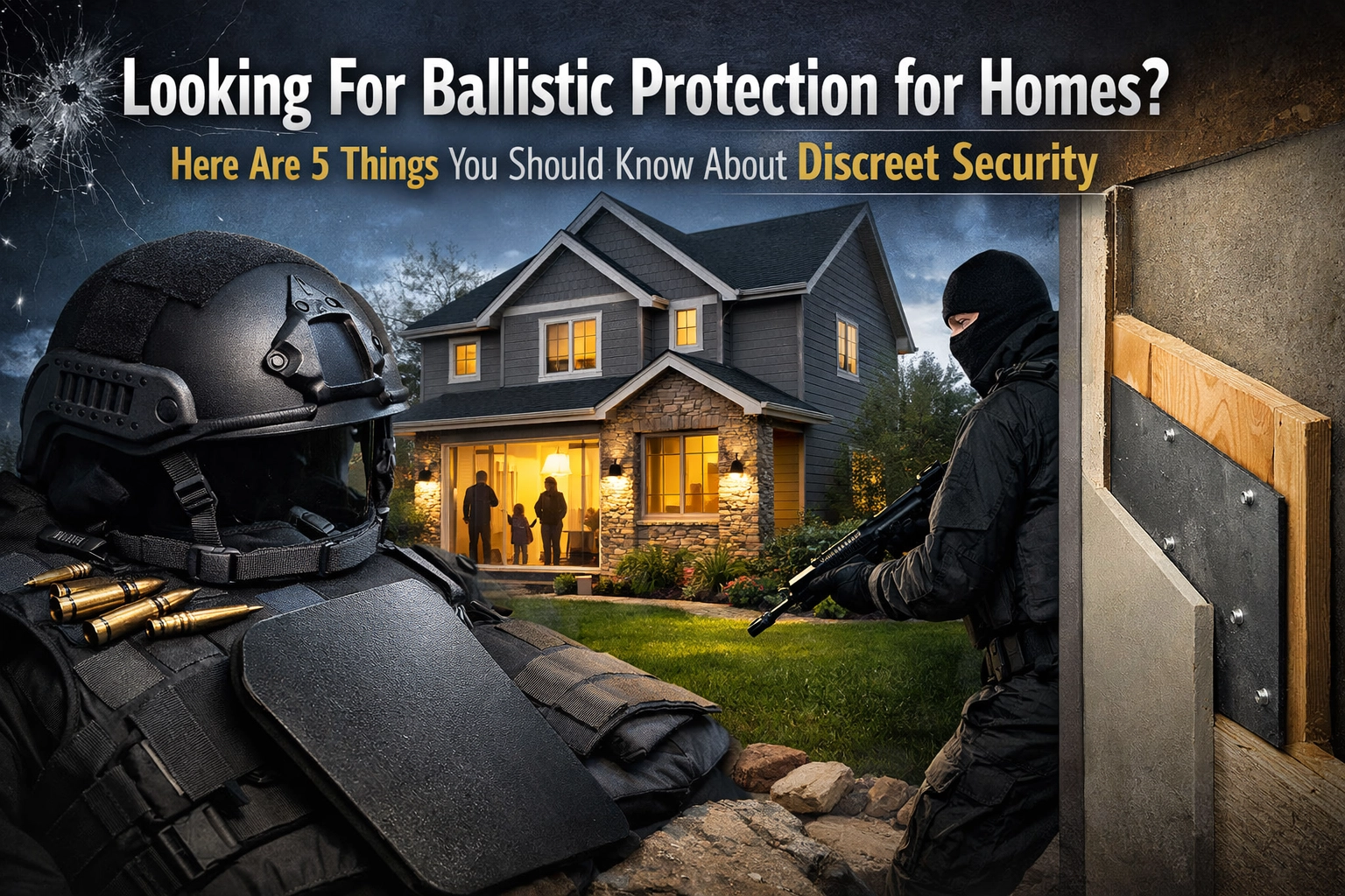 [HERO] Looking For Ballistic Protection for Homes? Here Are 5 Things You Should Know About Discreet Security