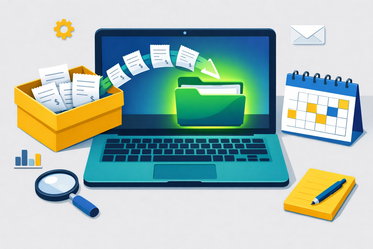 Organized digital bookkeeping and receipt management to maximize tax refund and simplify tax preparation.