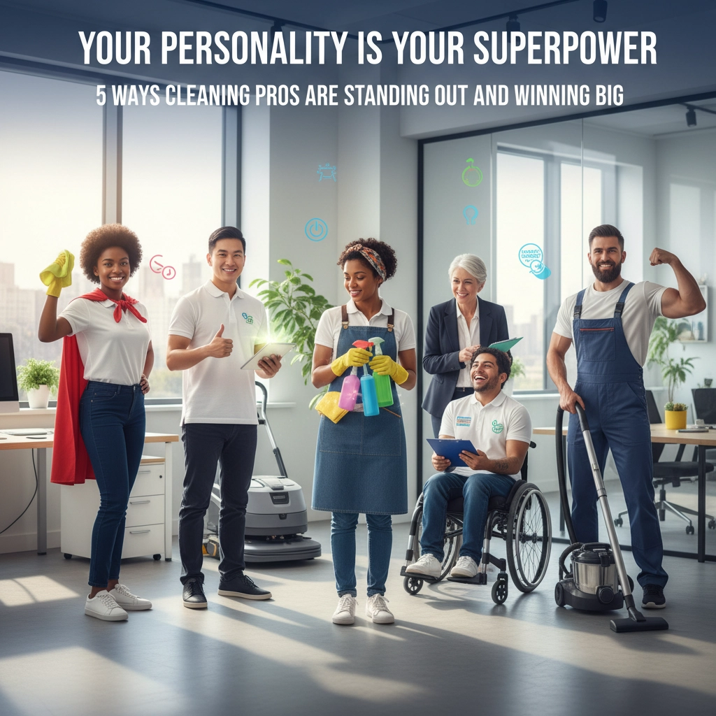 Your Personality Is Your Superpower: 5 Ways Cleaning Pros Are Standing Out and Winning Big