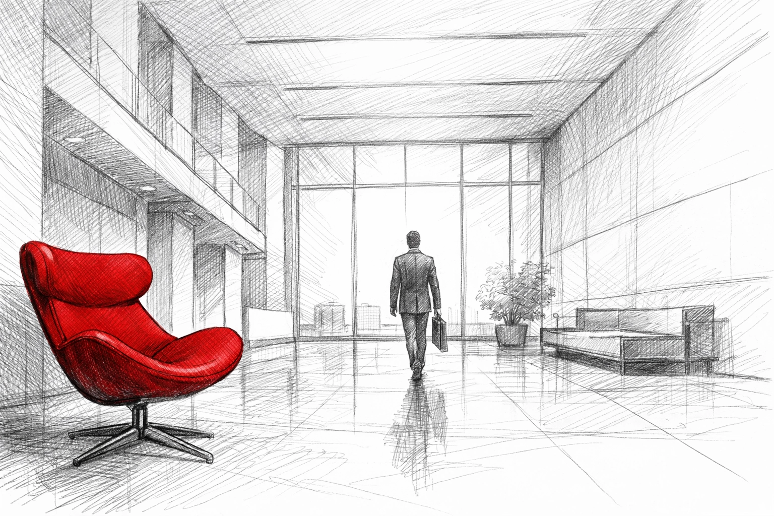 Modern hospitality lobby illustrating the goal of successful architect and designer CEU engagement.