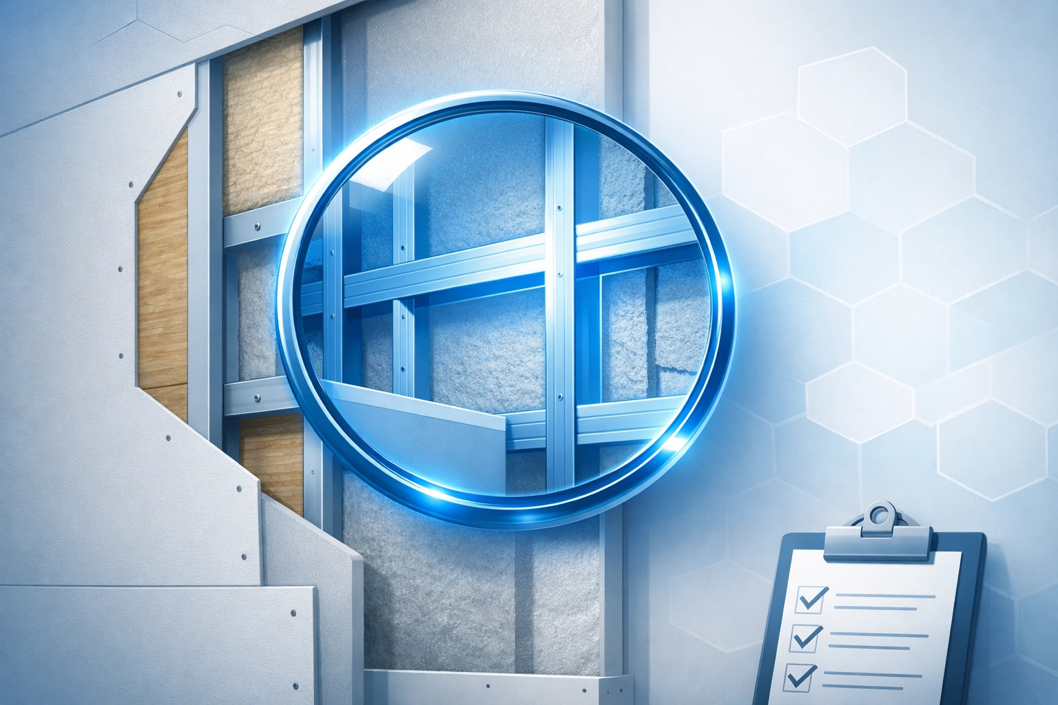 Close-up of a property inspection lens ensuring lead paint compliance and building safety in Brooklyn.