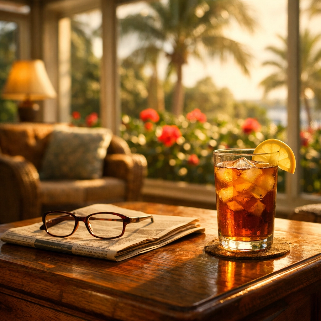A peaceful Englewood sunroom symbolizing the stability of a medicare supplement florida policy.