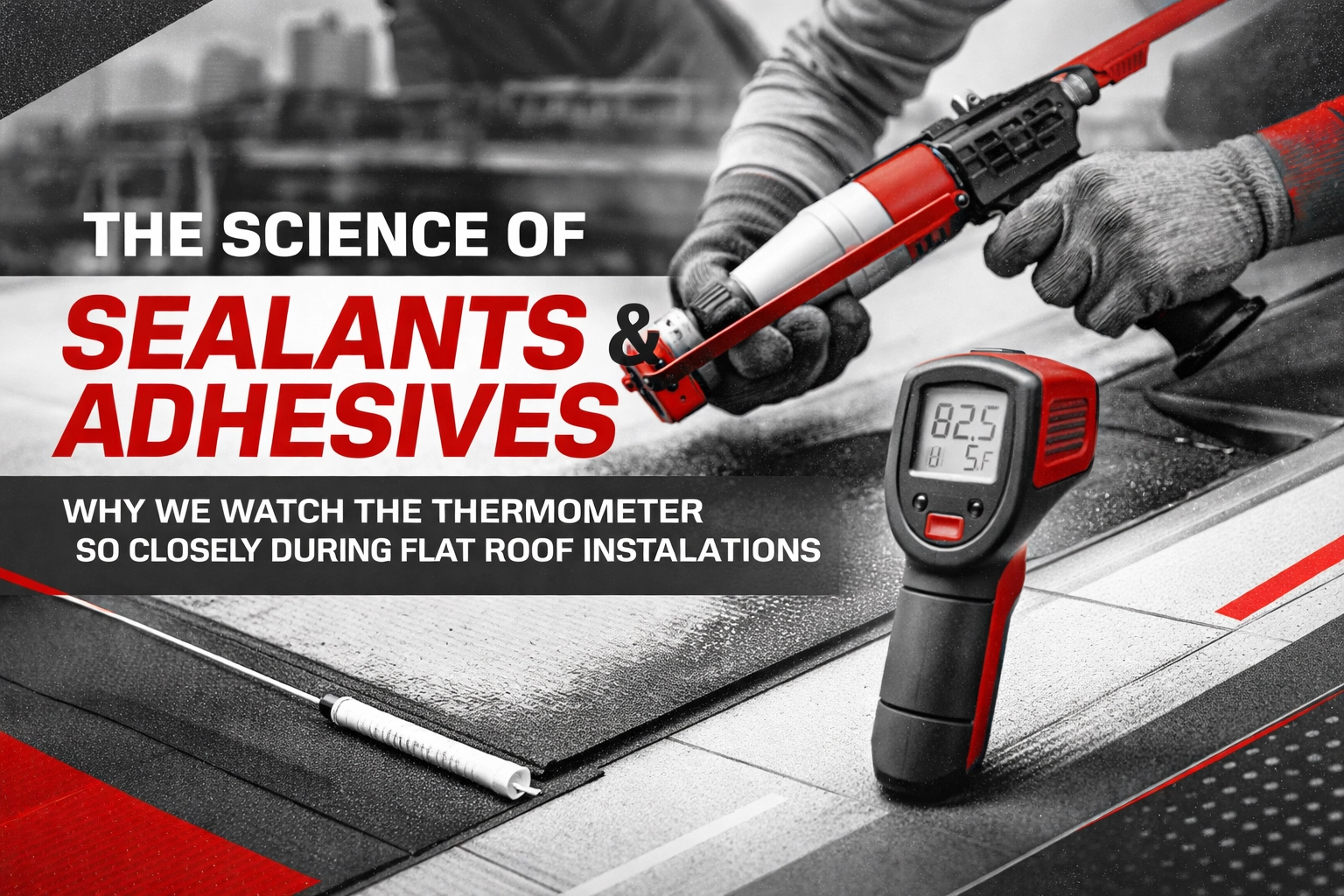 [HERO] The Science of Sealants & Adhesives: Why We Watch the Thermometer So Closely During Flat Roof Installations