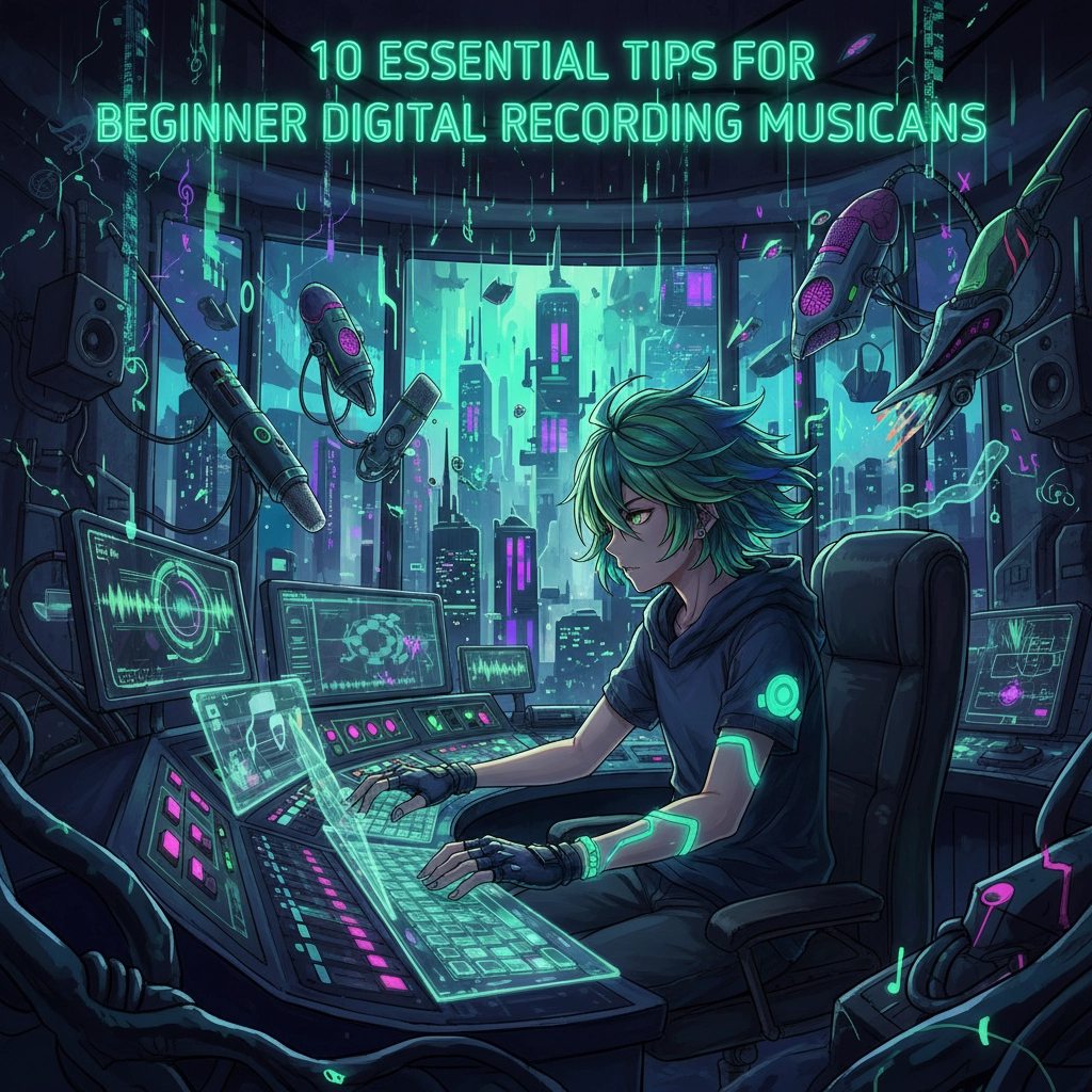 10 Essential Tips for Beginner Digital Recording Musicians