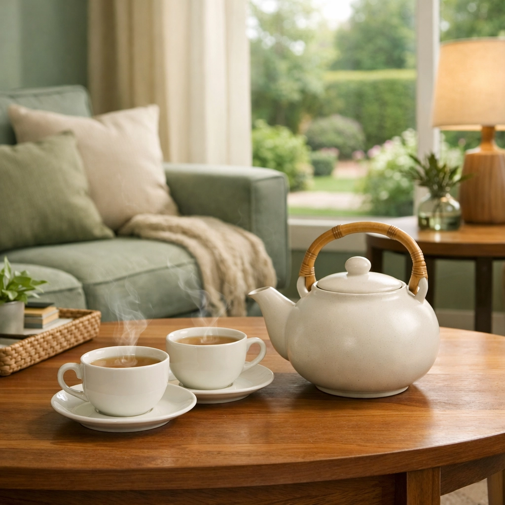 A well-presented living room showing property care when selling tenanted property at UK auctions.