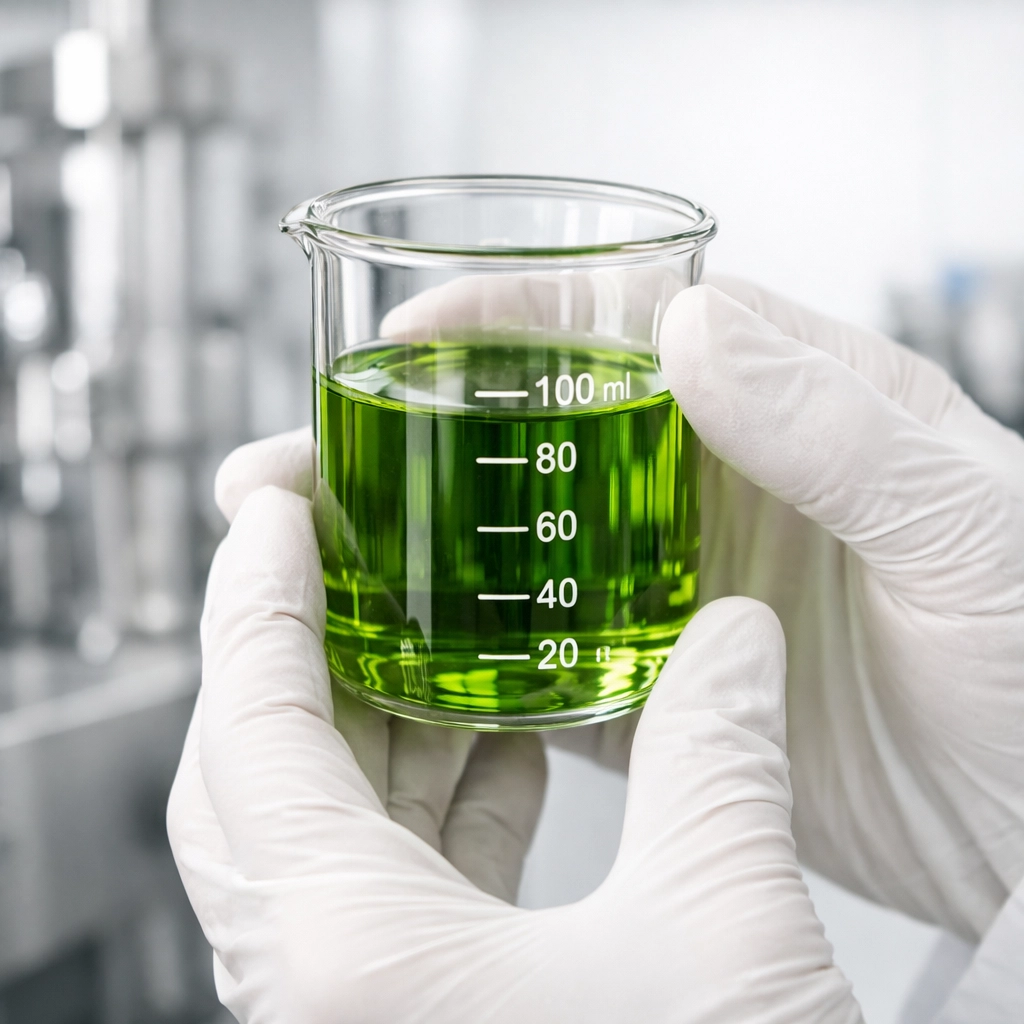 Pure bitter melon extract undergoing quality control testing in a US-based GMP-certified facility.