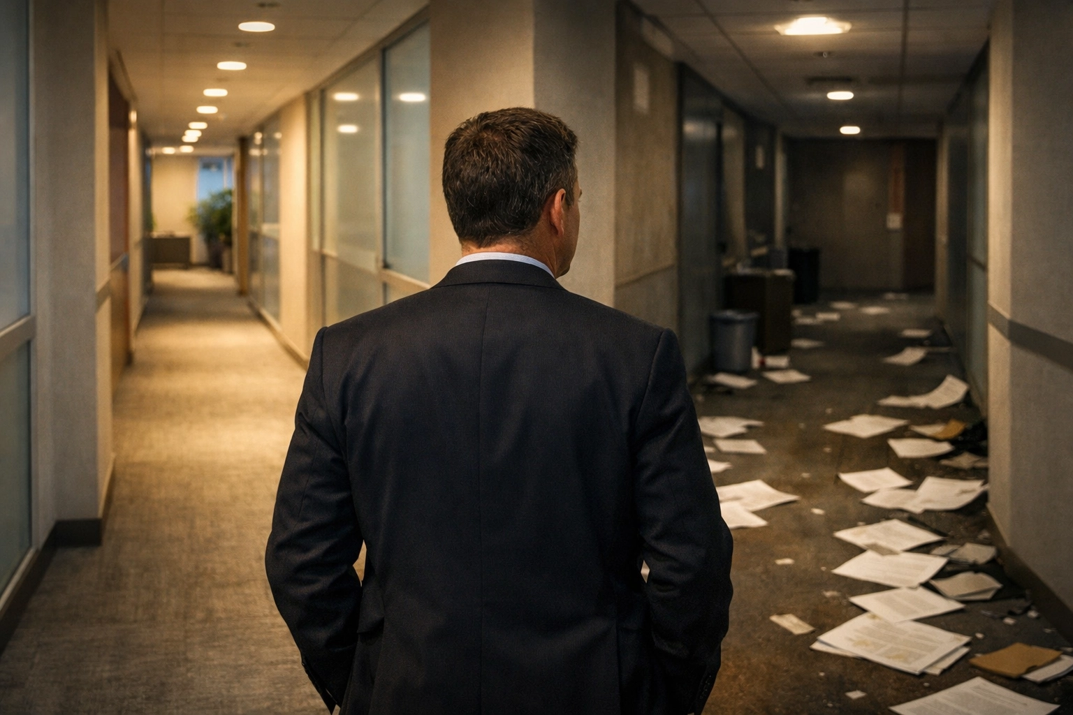 Business executive making financial decisions with incomplete bookkeeping data