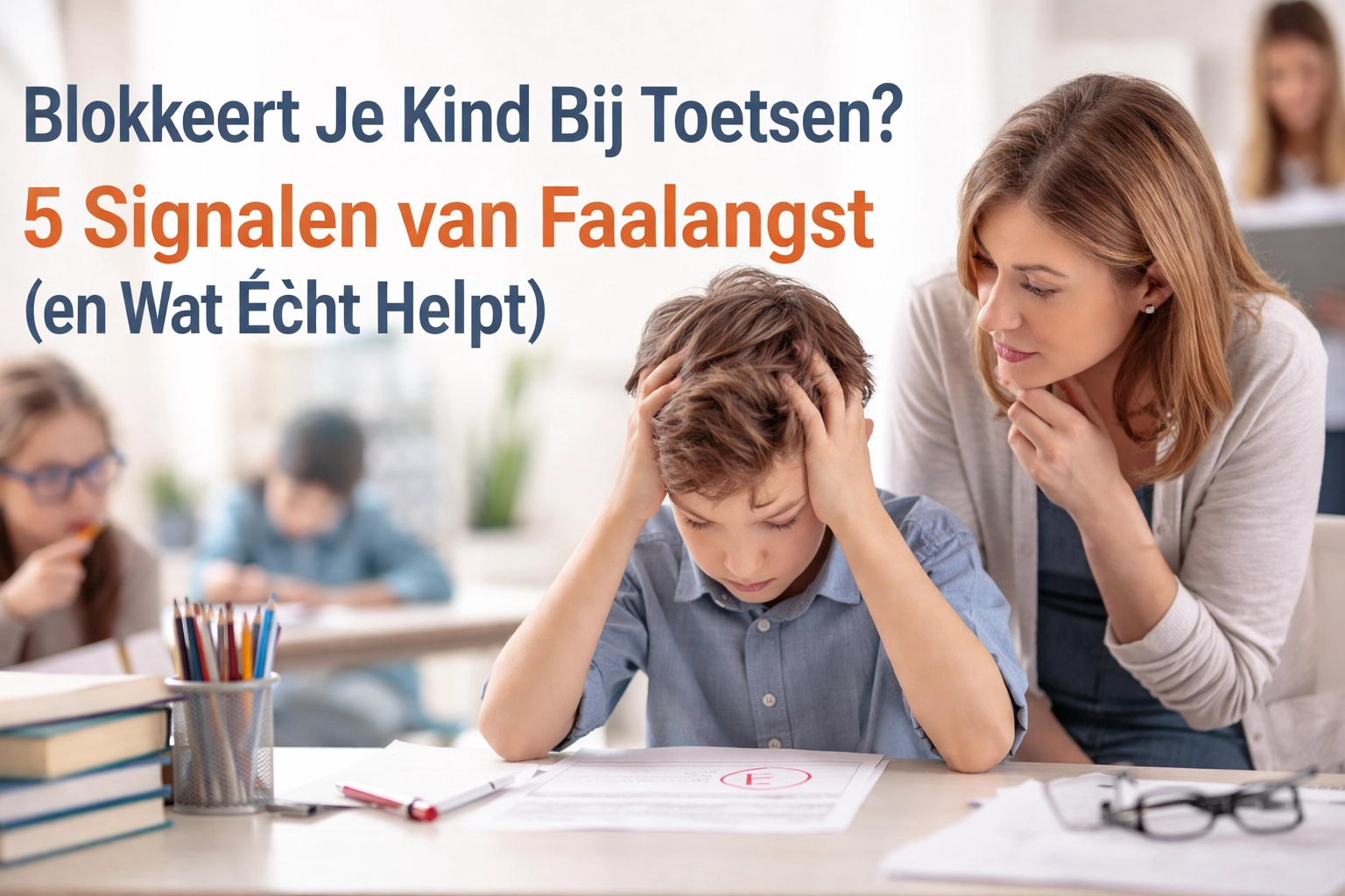 [HERO] Blokkeert Je Kind Bij Toetsen? 5 Signalen van Faalangst (en Wat Écht Helpt)